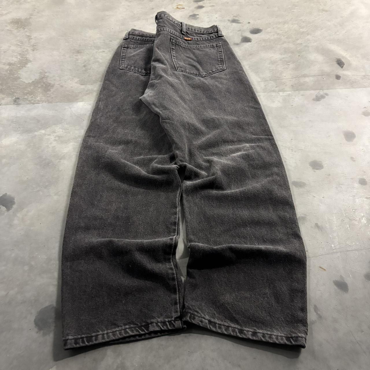 Vintage Crazy Vintage Y2K/2000s Grunge Faded Black Denim Jeans! 38x32 Size US 38 / EU 54 - 4 Thumbnail
