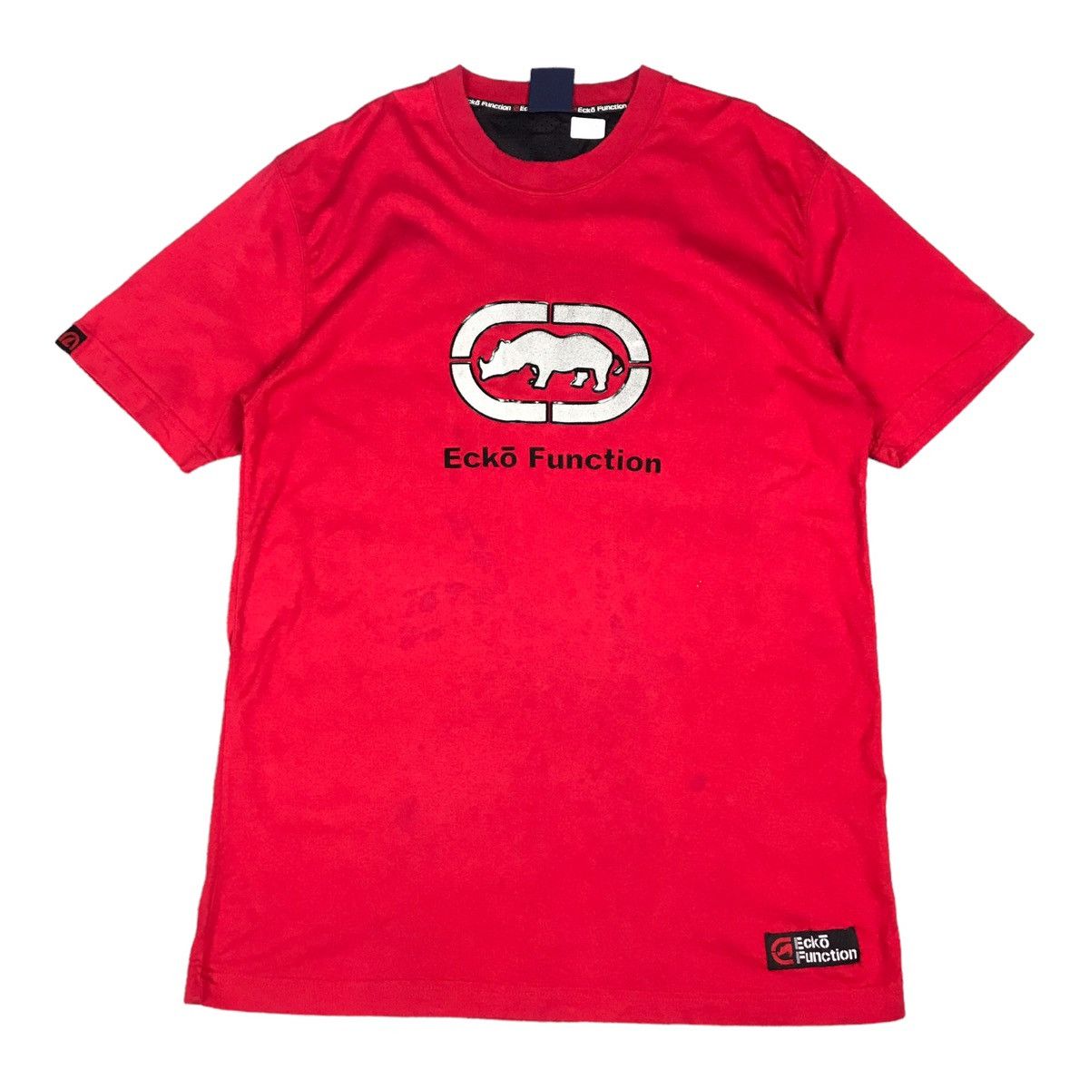 Ecko Unltd. ECKO FUNCTION BIG LOGO TSHIRT FADED TSHIRT Size US XL / EU 56 / 4 - 1 Thumbnail