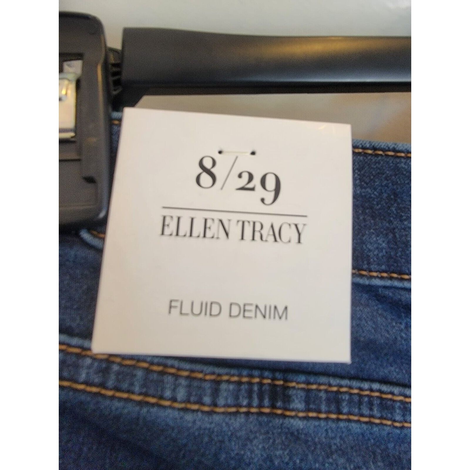 Ellen Tracy ⭐Ellen Tracy Mid Rise Skinny Slim Jeans Size 8 Women Ace Was Size 30" / US 8 / IT 44 - 7 Thumbnail