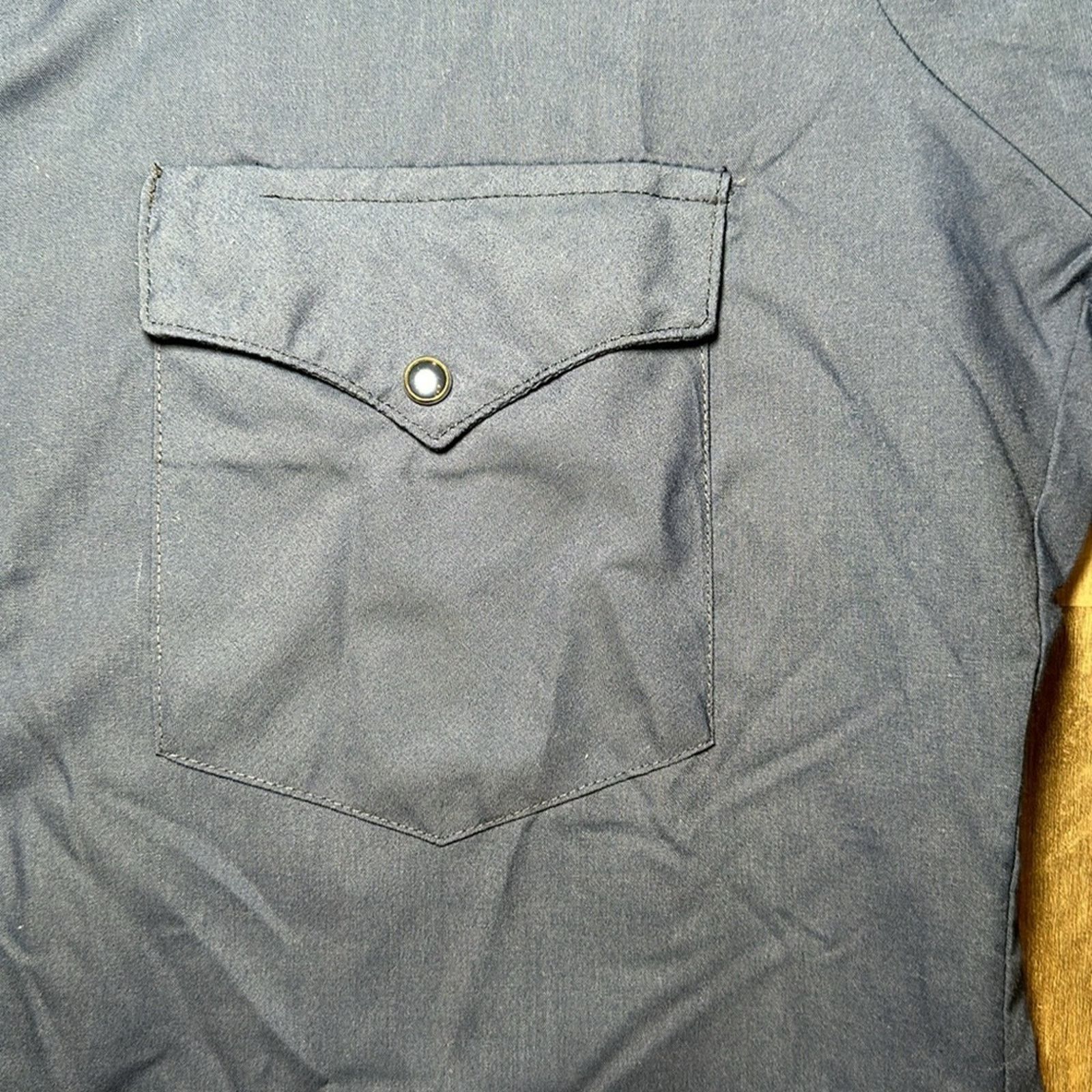 Other Karman Western Long Sleeve Pearl Snap Button - Medium Size US M / EU 48-50 / 2 - 5 Thumbnail