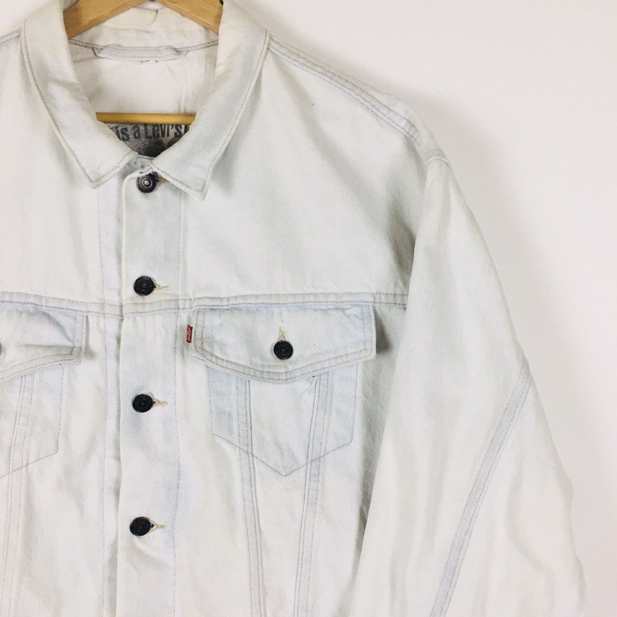Levi's Vintage Y2K Levis Trucker Jacket Size US M / EU 48-50 / 2 - 5 Thumbnail