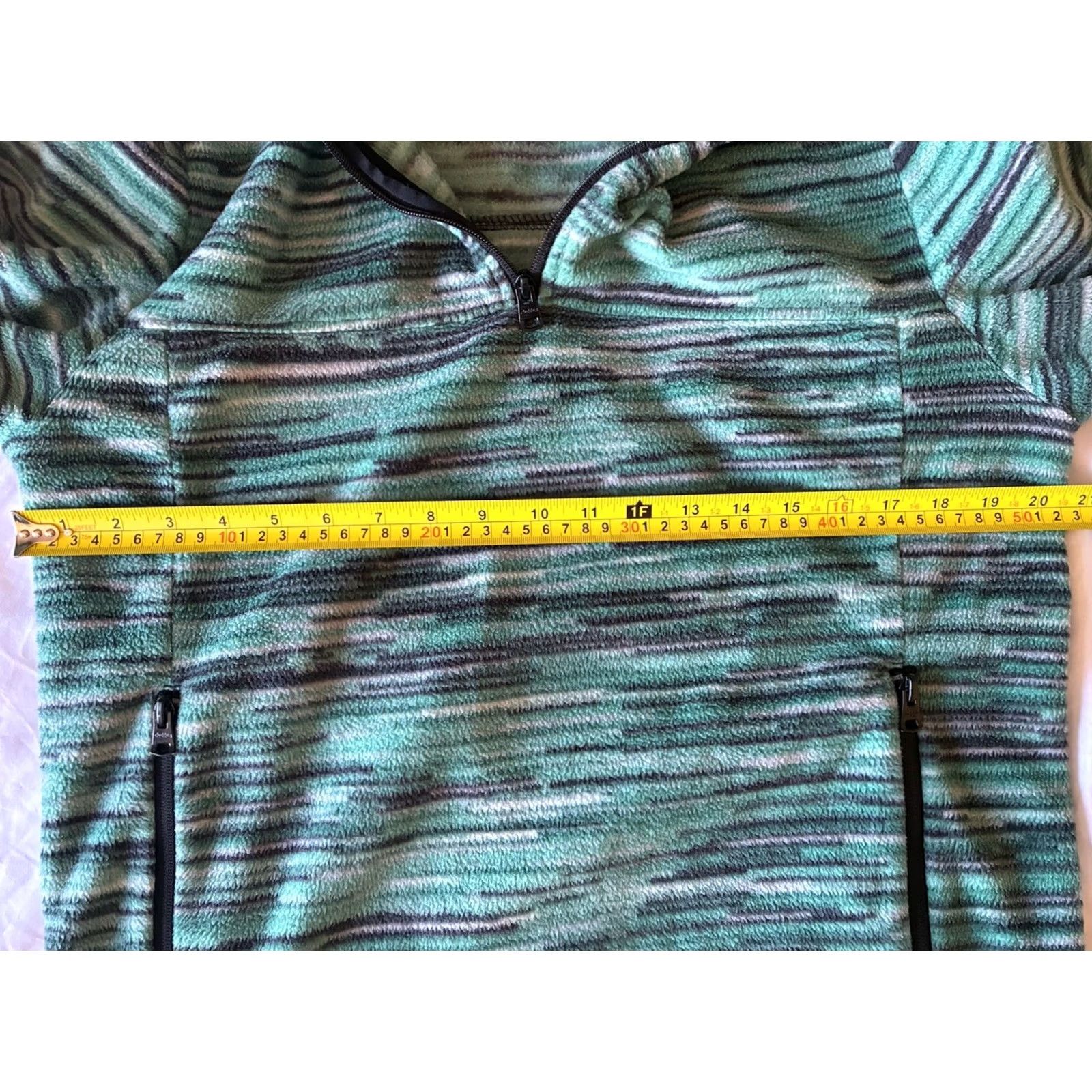 Chubbies Chubbies Geometric Alpine Fleece 1/4 Zip Mock Neck Pullover Mens Medium Multicolor Golf Sweater Size US M / EU 48-50 / 2 - 6 Thumbnail