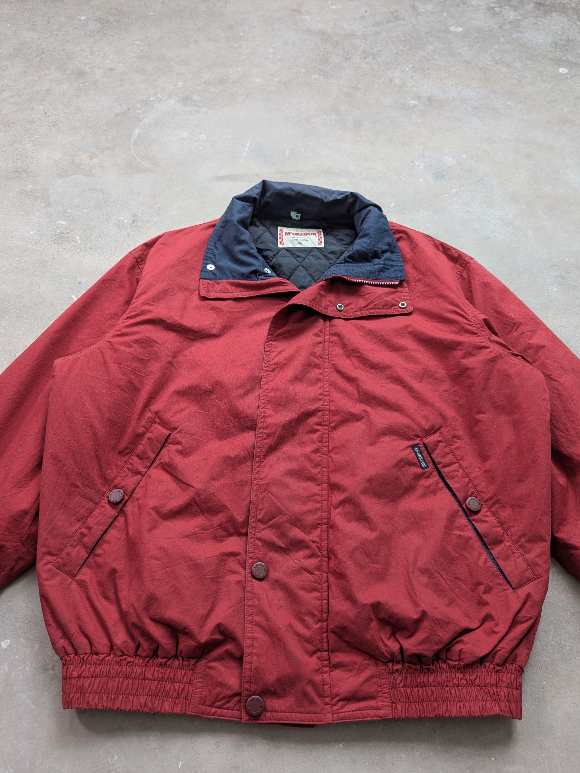Japanese Brand × McGregor × Vintage Vintage 1990s McGregor Bomber Jacket Hooded Size US L / EU 52-54 / 3 - 6 Thumbnail