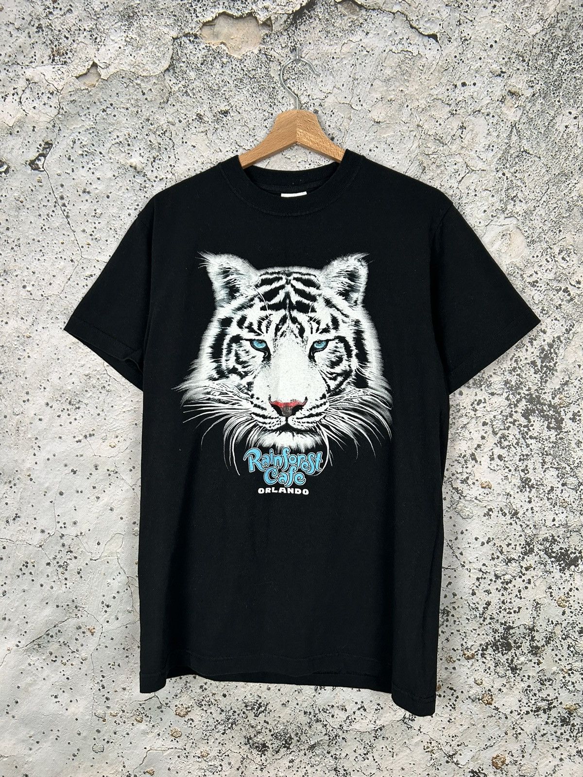 Vintage Vintage White Tiger Animal Graphic Tee Hype Size US M / EU 48-50 / 2 - 1 Thumbnail