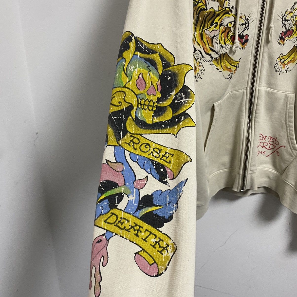 Ed Hardy Vintage Ed Hardy Hoodie Christian Audigier Size US L / EU 52-54 / 3 - 3 Thumbnail