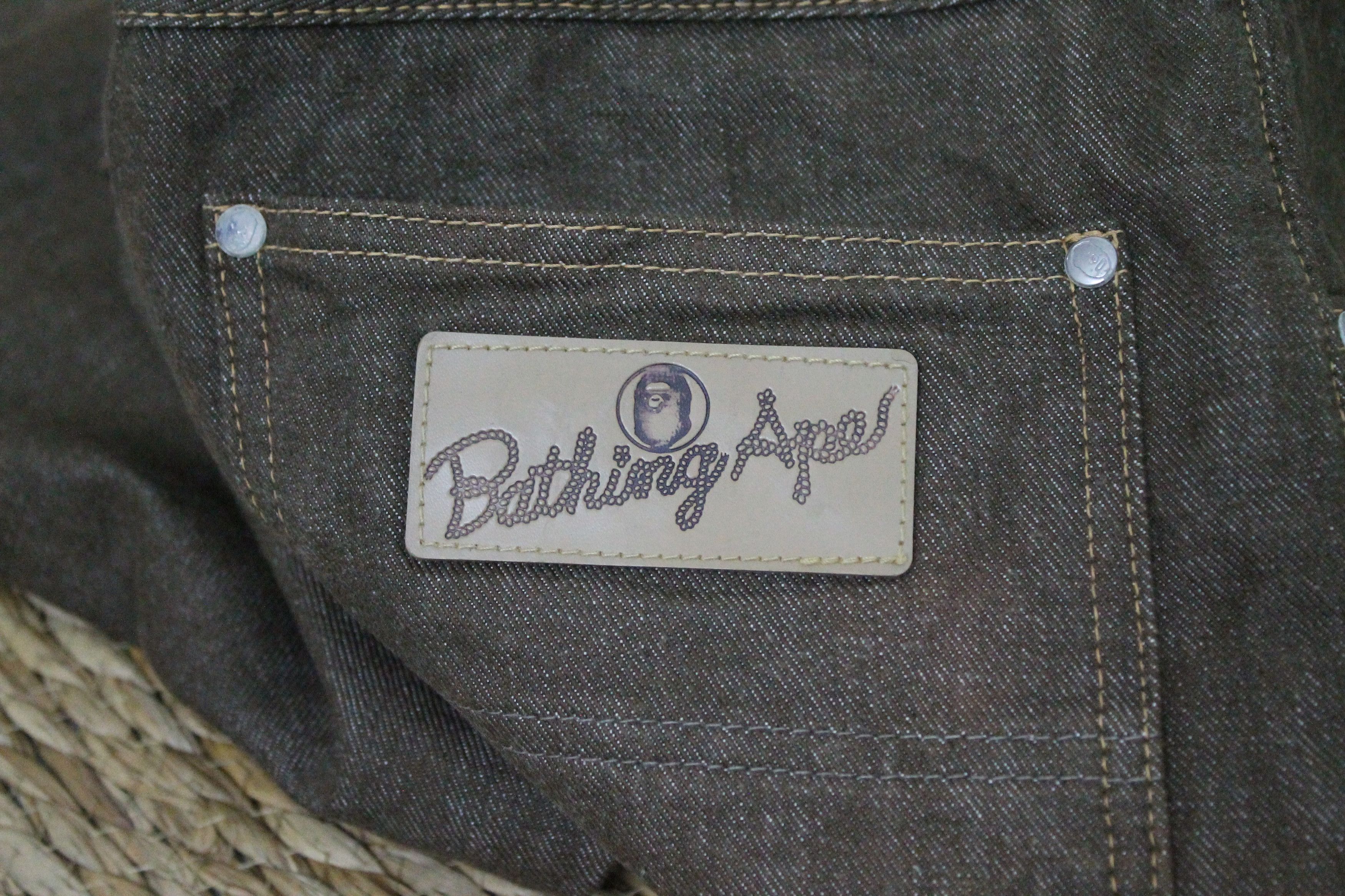 Bape Vintage A BATHING APE BAPE Selvedge Jeans size 29. Size US 29 - 7 Thumbnail