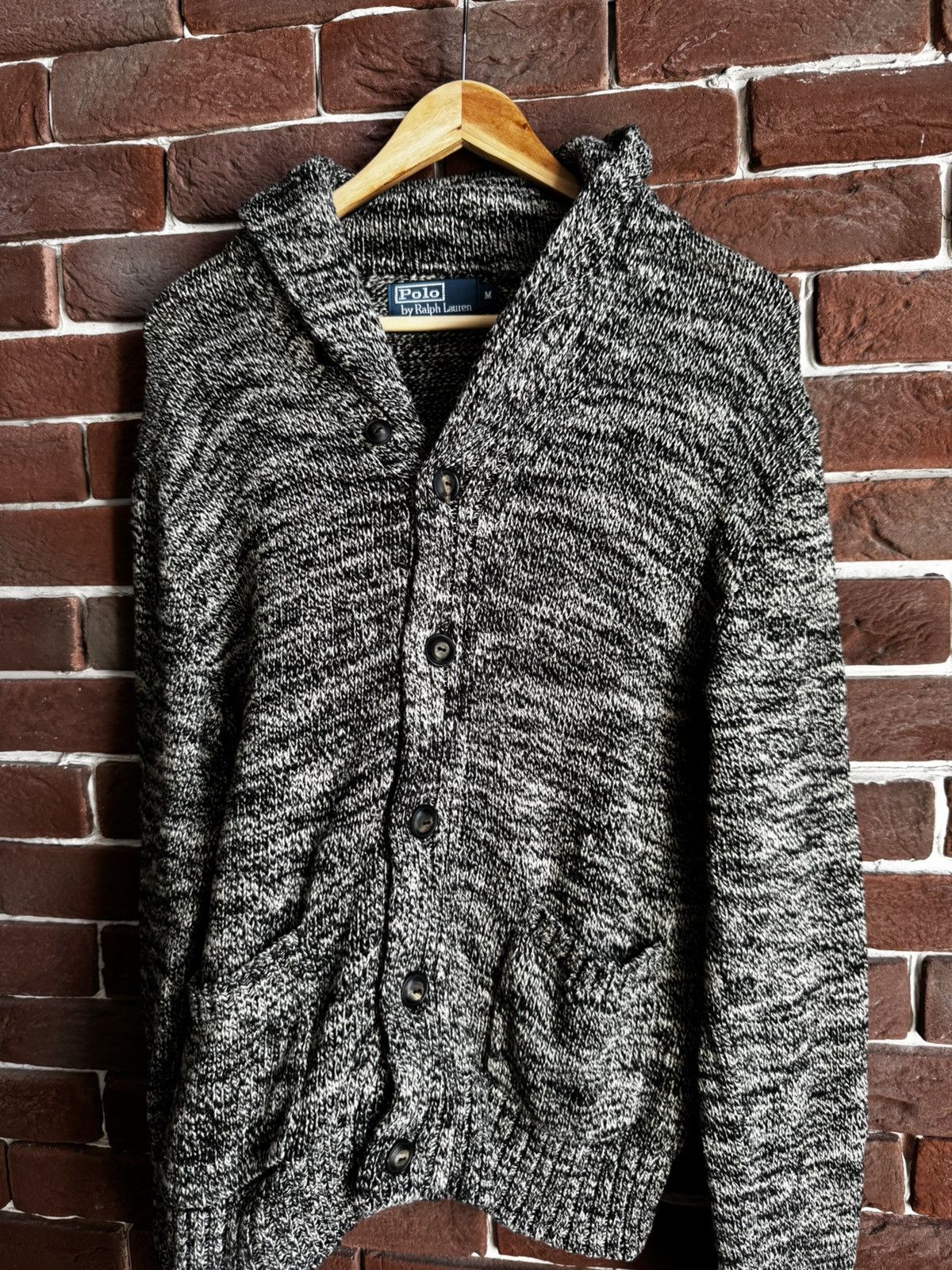 Vintage Rare Polo Ralph Lauren Knit Cardigan Sweater Hype Y2K Size US M / EU 48-50 / 2 - 4 Thumbnail