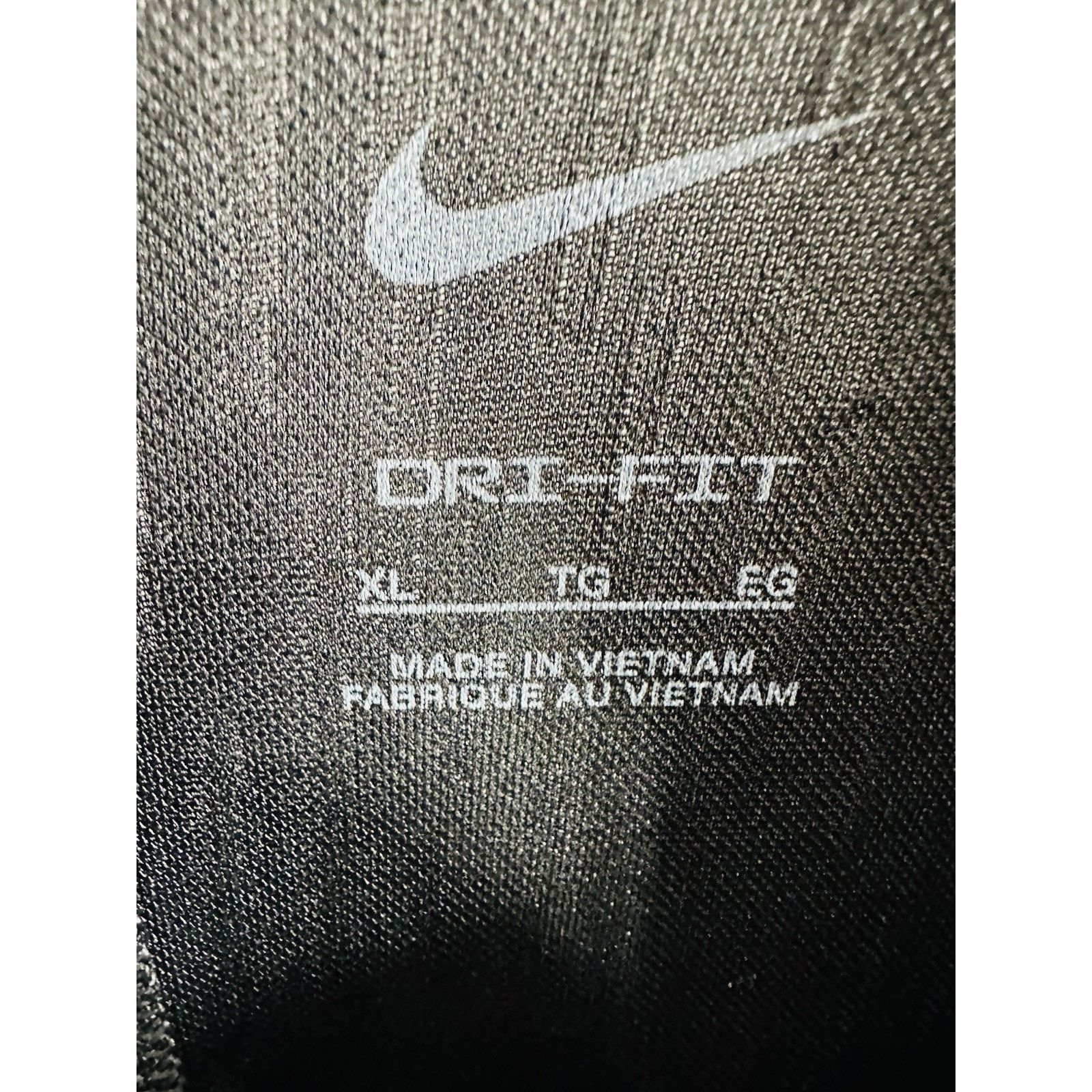 Nike Nike Mens Dri-Fit M Black Polo Standard Fit Nike Logo Size US XL / EU 56 / 4 - 4 Thumbnail