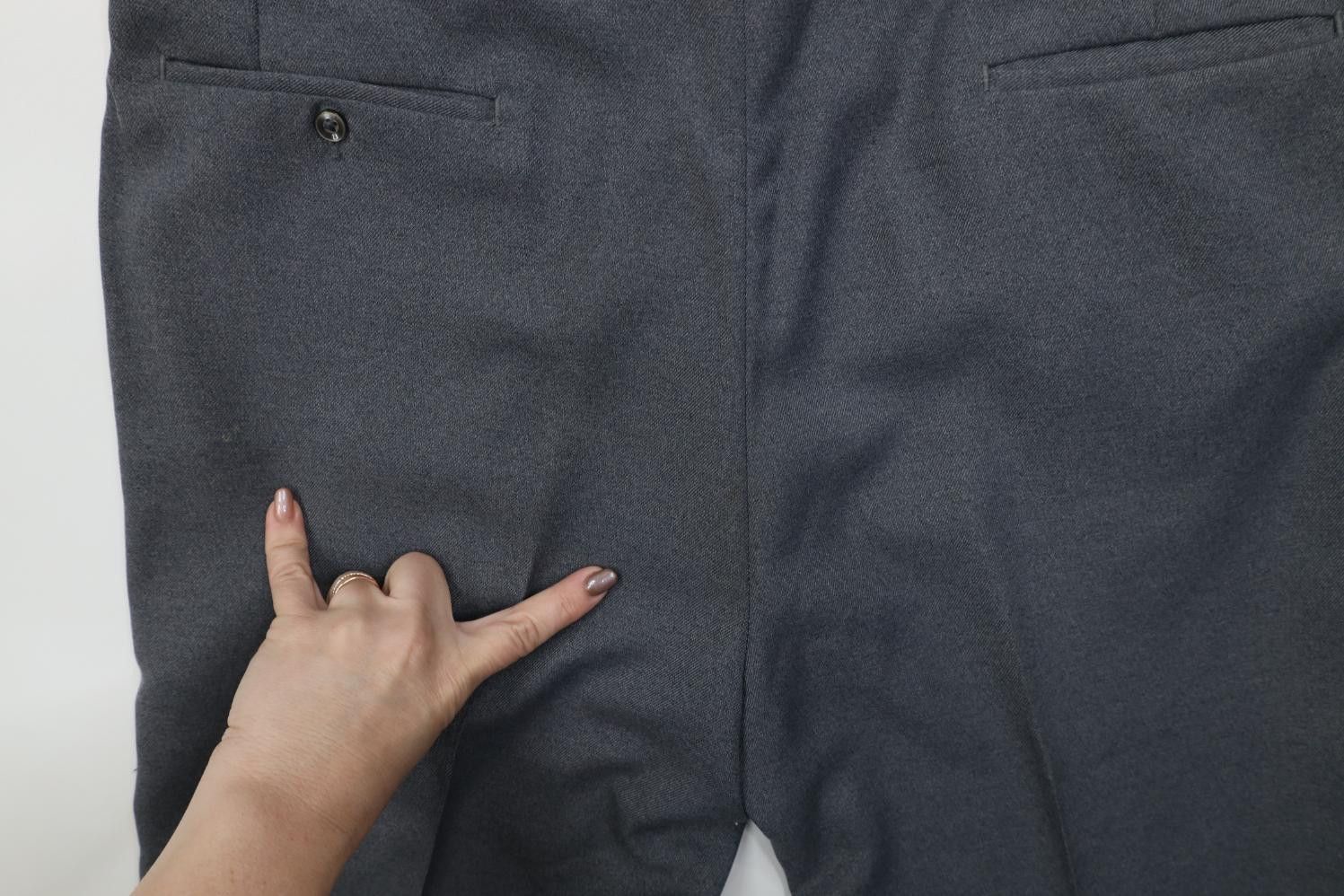Vintage Vintage 70s Streetwear Knit Wide Leg Chino Pants Gray USA Size US 36 / EU 52 - 14 Thumbnail
