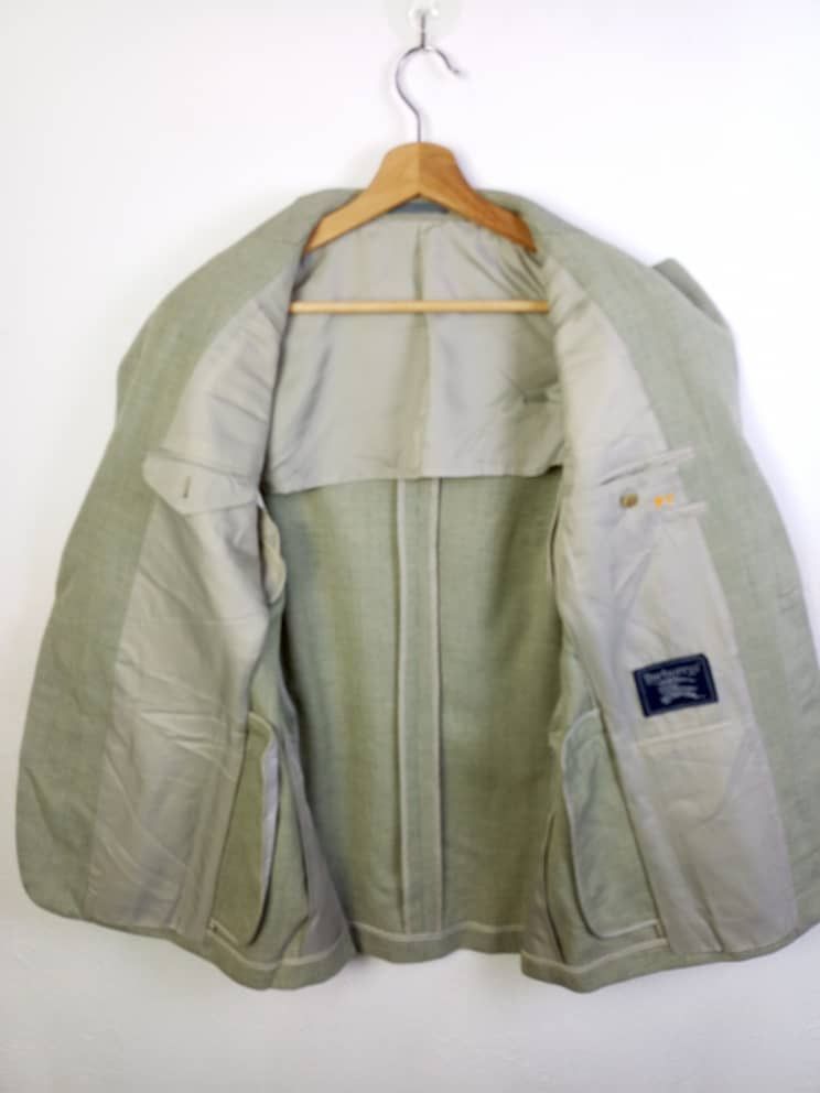 Burberry × Designer × Vintage Vintage Burberry Men Blazer Size 38S - 7 Thumbnail