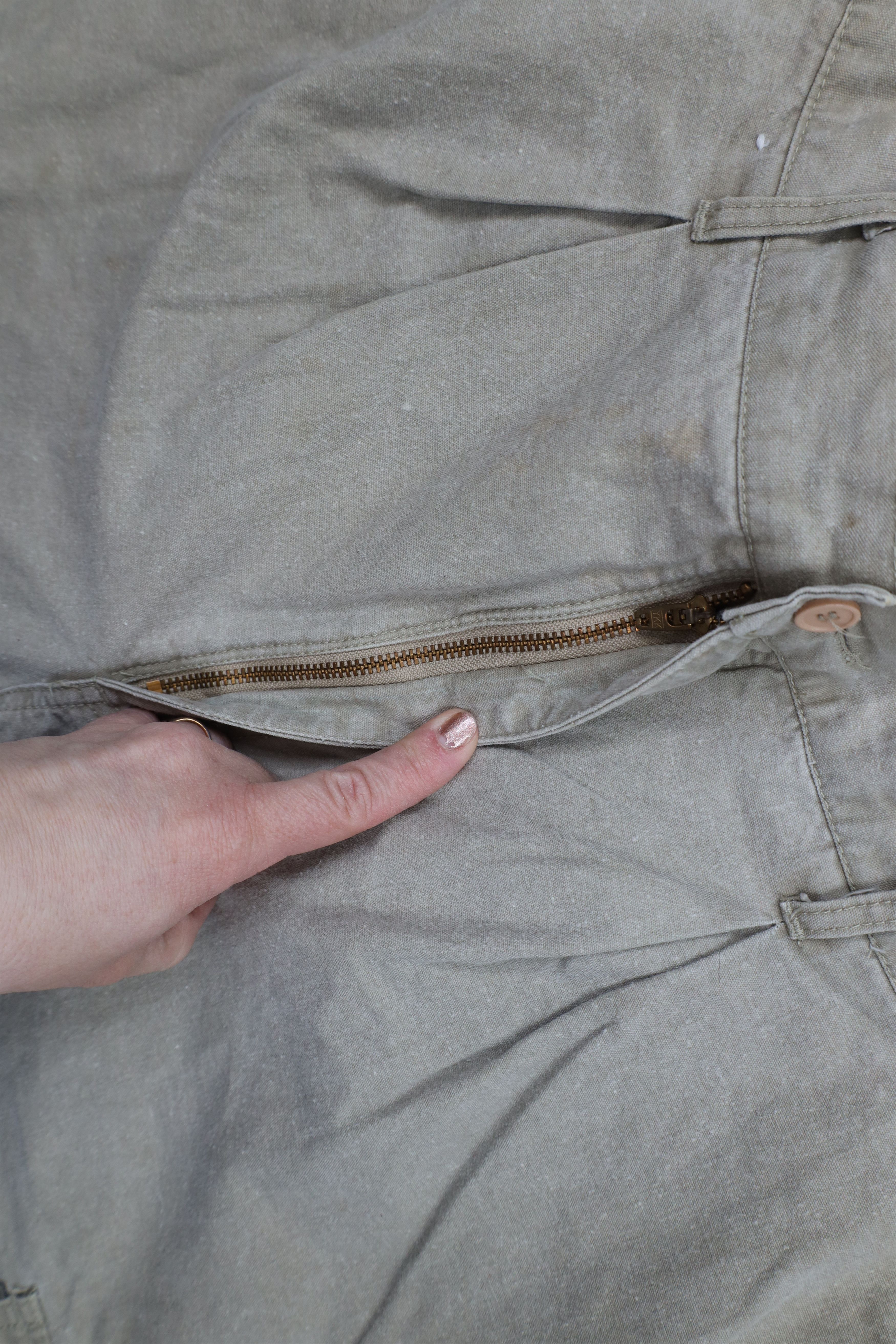 Vintage Vintage 90s Streetwear Stonewash Double Knee Cargo Pants Size US 34 / EU 50 - 7 Thumbnail
