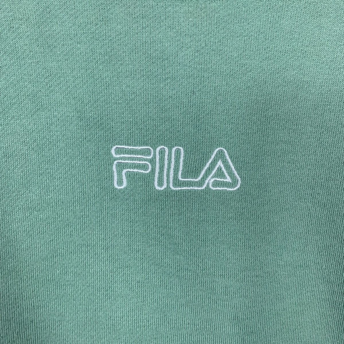 Fila FILA Embroidery Center Logo Crewneck Sweatshirt #3599-C165 Size L / US 10 / IT 46 - 3 Thumbnail