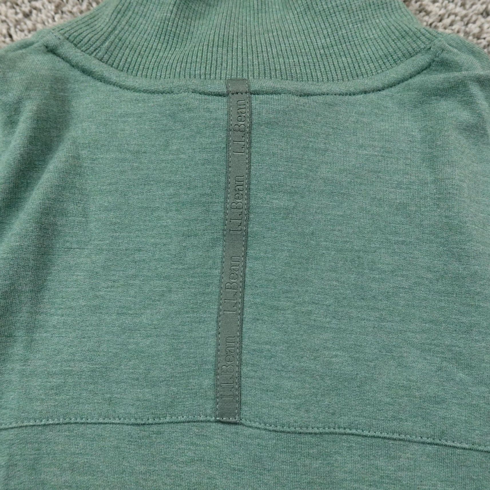 Vintage L.L. Bean Pullover Womens S Green Mock Neck Sweatshirt Outdoor Size S / US 4 / IT 40 - 7 Thumbnail