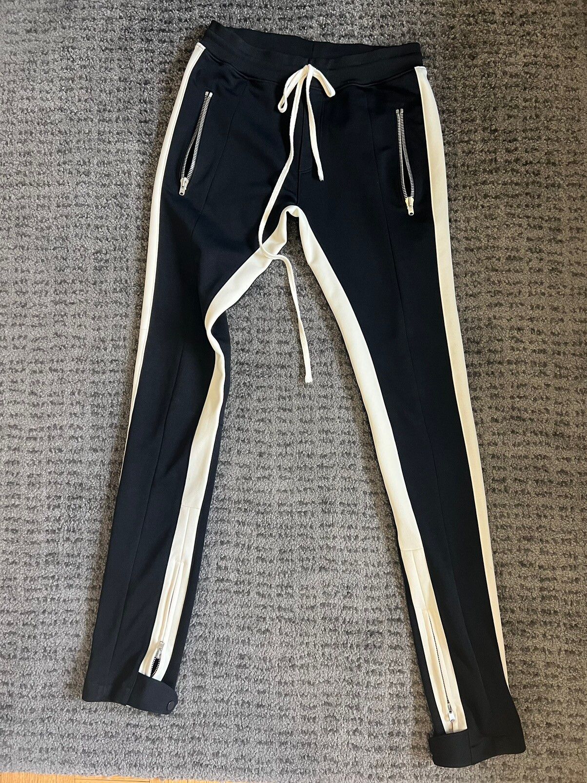 Fear of God Fear of God Track Pants Fifth Collection Black/White Size M |  Grailed