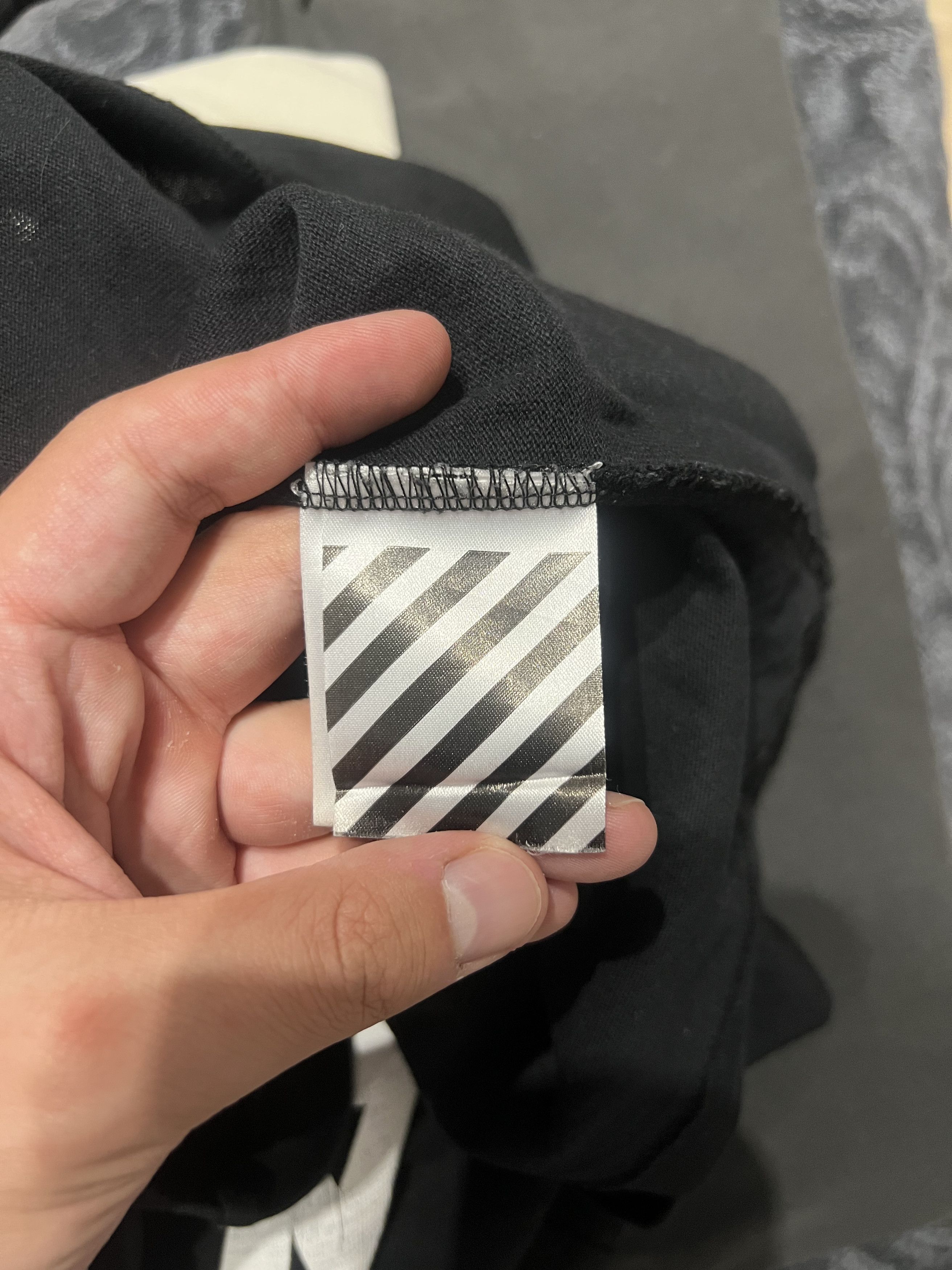 Off-White Off White Blue Collar T-Shirt Size US L / EU 52-54 / 3 - 8 Thumbnail