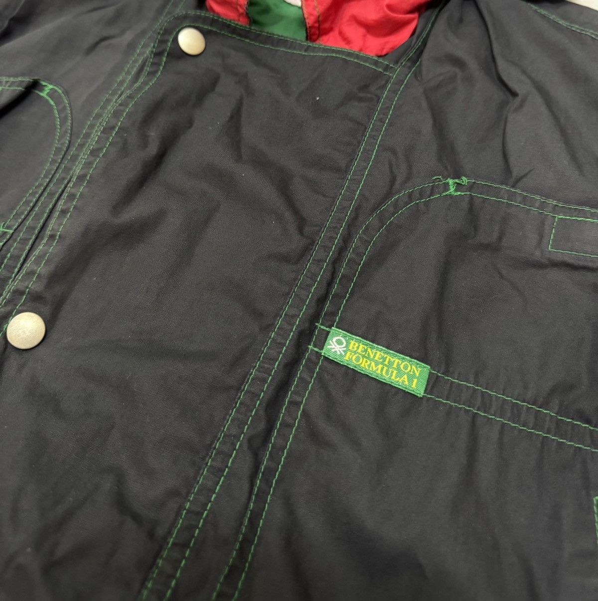Benetton Rare BENETTON FORMULA Windbreaker/Jacket/Parka Size US XL / EU 56 / 4 - 6 Thumbnail