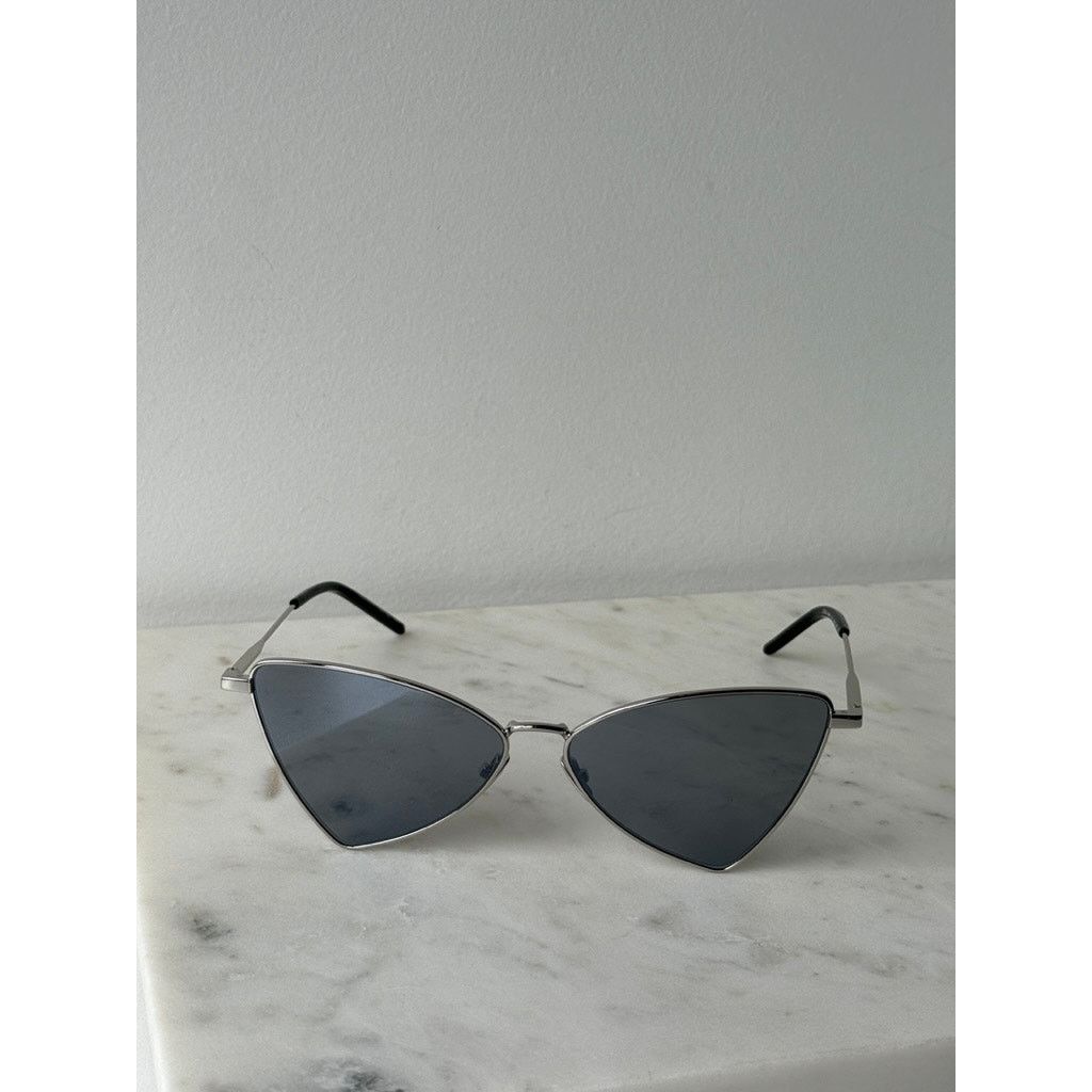 Saint Laurent Paris NEW Saint Laurent SL303 Jerry Sunglasses in Silver Mirror Size ONE SIZE - 7 Thumbnail