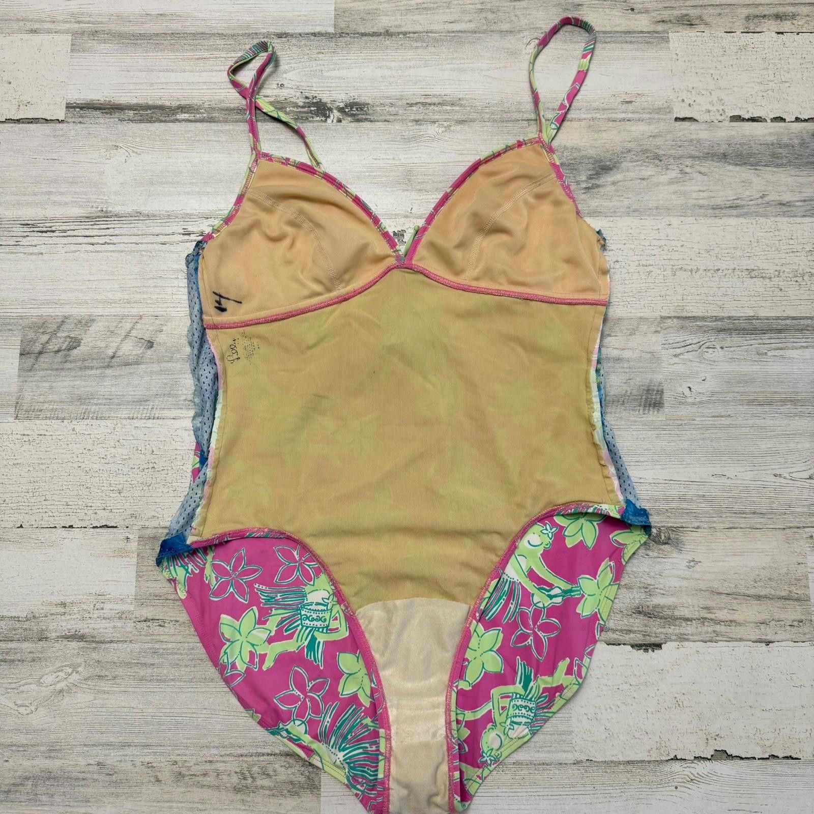Designer Vintage Lily Pulitzer Hula Monkey Swimsuit Size ONE SIZE - 2 Thumbnail