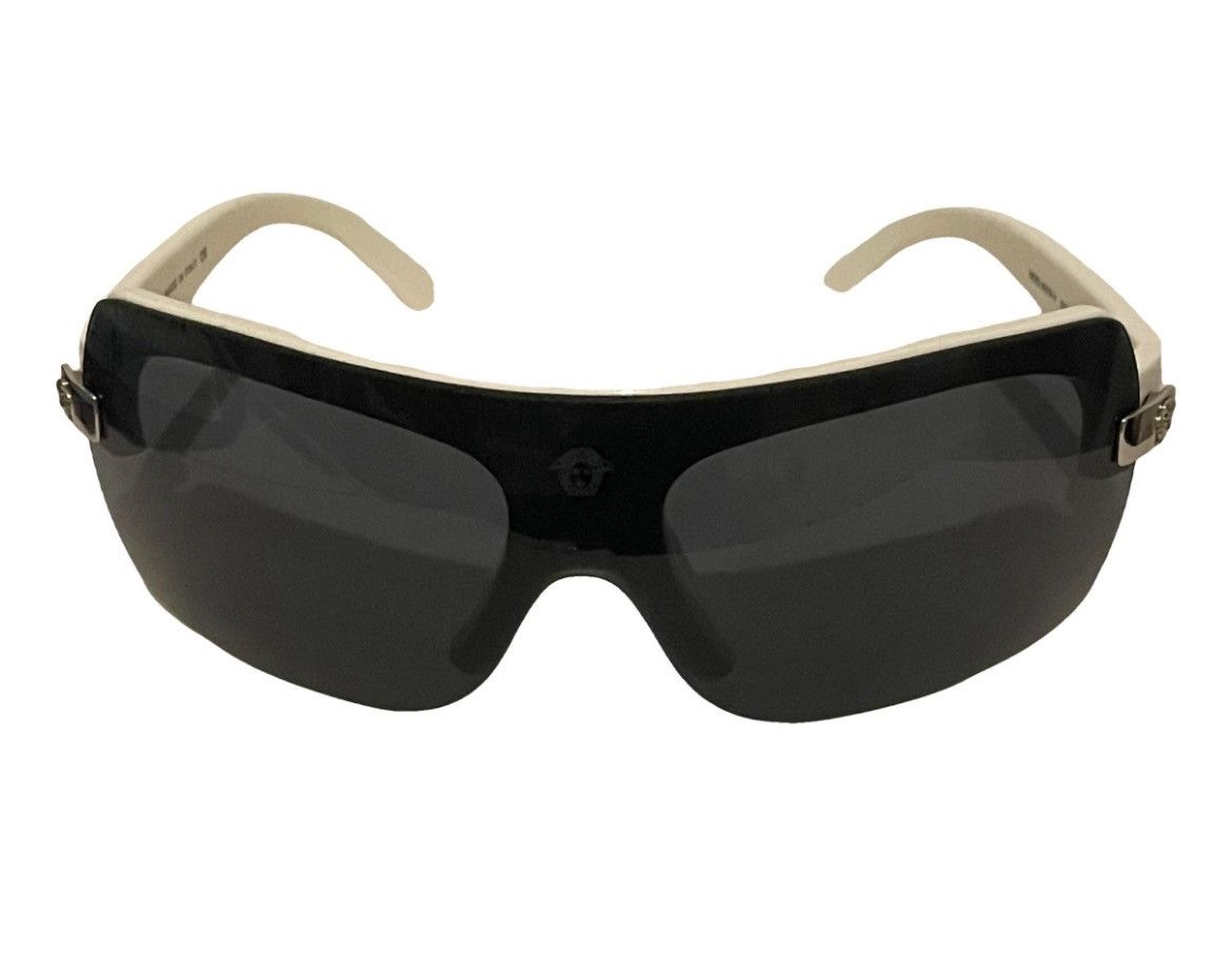 Versace Versace Vintage Sunglasses White Magnetic Mask Rare Size ONE SIZE - 1 Thumbnail