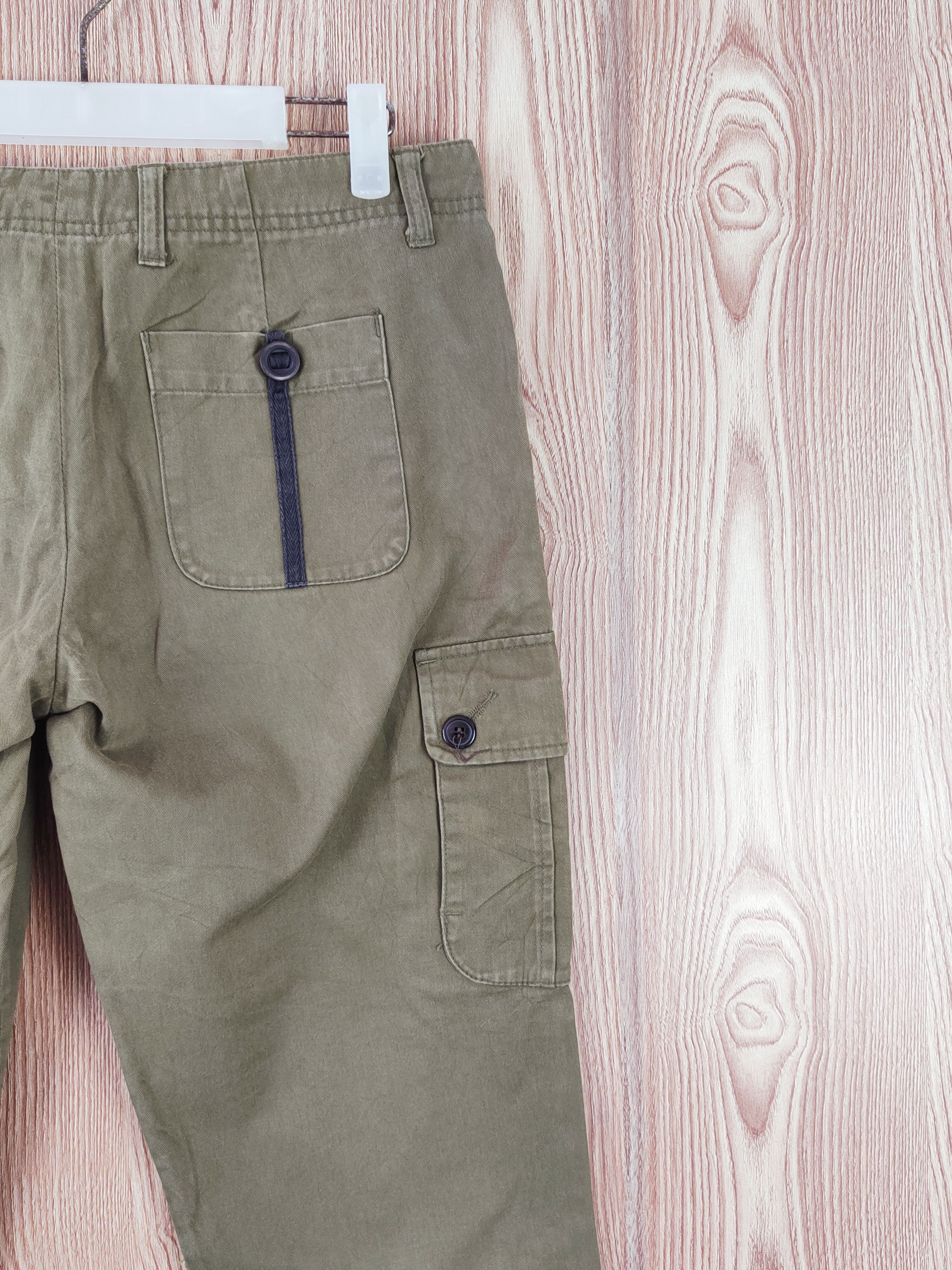 Japanese Brand Pink Adobe Olive Multipocket Tactical Cargo Pants #W920 Size 30" / US 8 / IT 44 - 10 Thumbnail