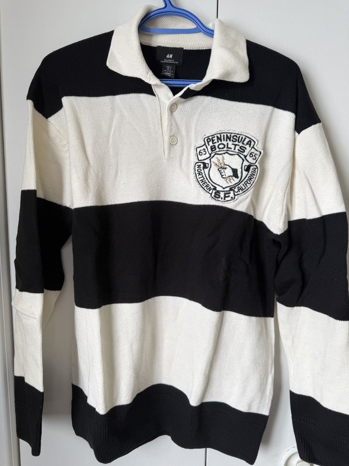 H&M H&M knitted polo (long sleeve) Size US S / EU 44-46 / 1 - 1 Thumbnail