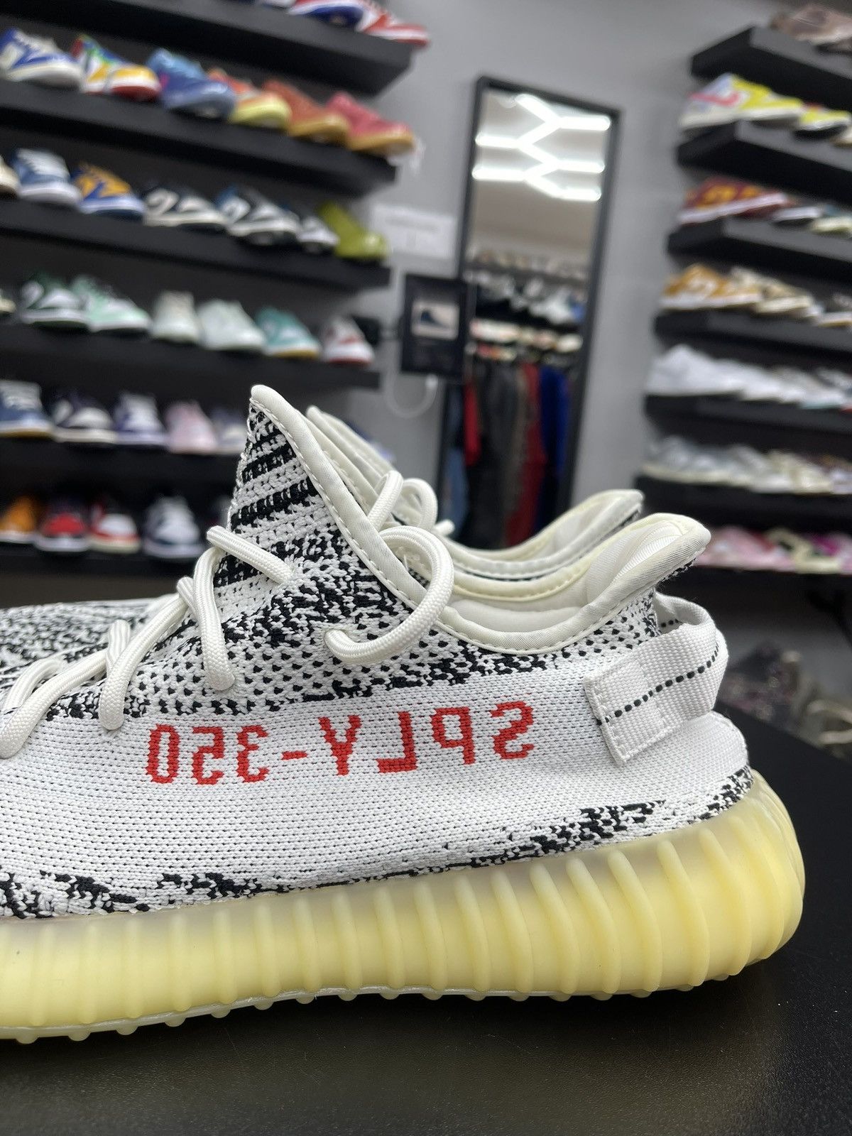 Adidas Size 11 - Adidas Yeezy Boost 350 Zebra Size US 11 / EU 44 - 5 Thumbnail