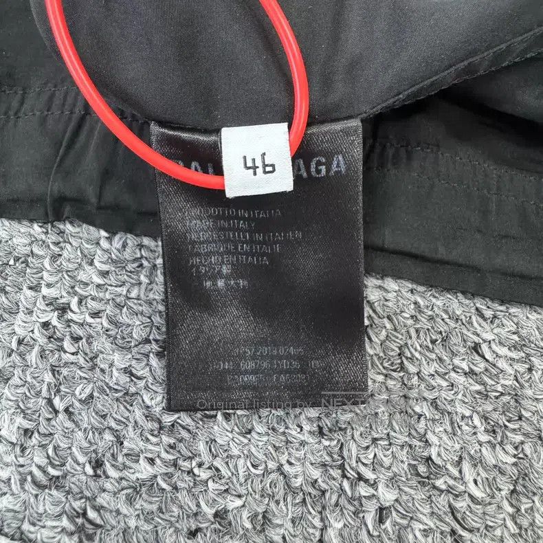 Balenciaga Balenciaga Black Hooded Single Breasted Windbreaker Jacket Size US S / EU 44-46 / 1 - 7 Thumbnail