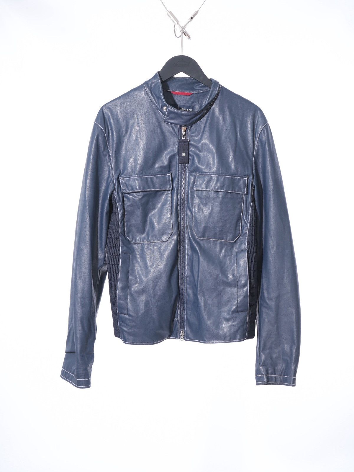 ARMANI Jacket Work Harrington Style Biker Motorcycle Bomber