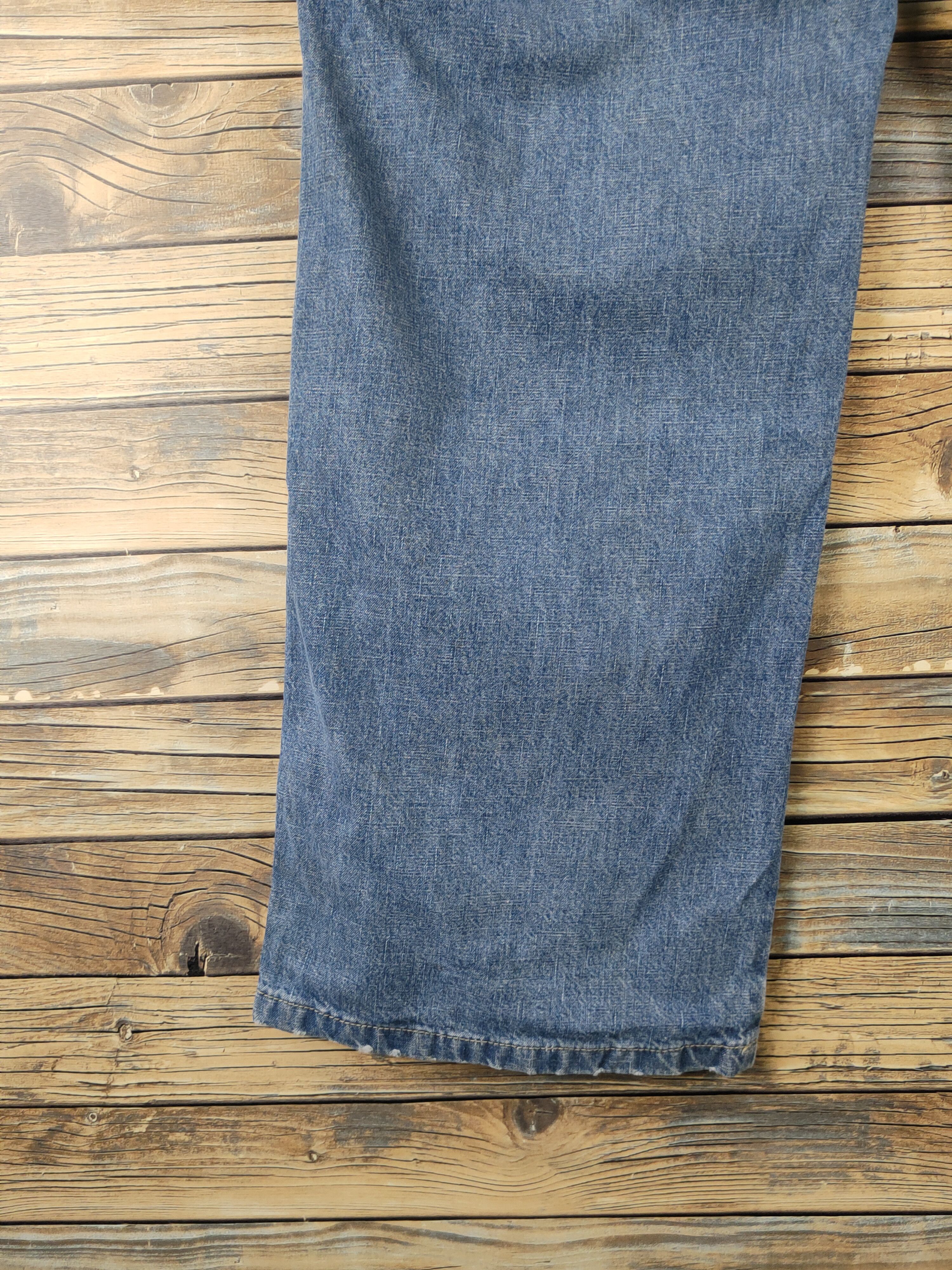 G-Star DL G Star Raw Blue Distressed Ripped denim Jeans #1321 Size US 35 - 11 Thumbnail