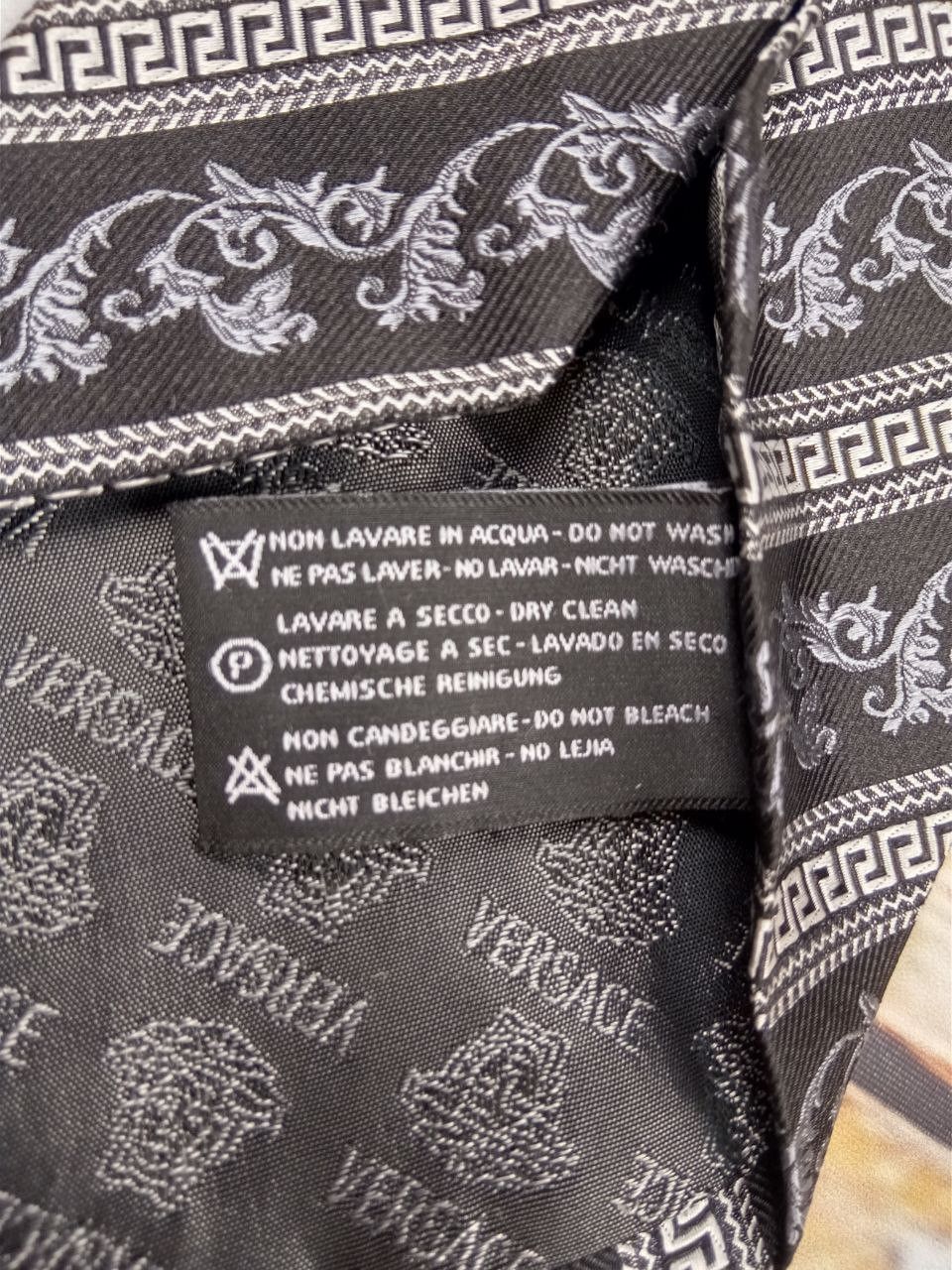 Versace Versace Silk Tie Size ONE SIZE - 4 Thumbnail