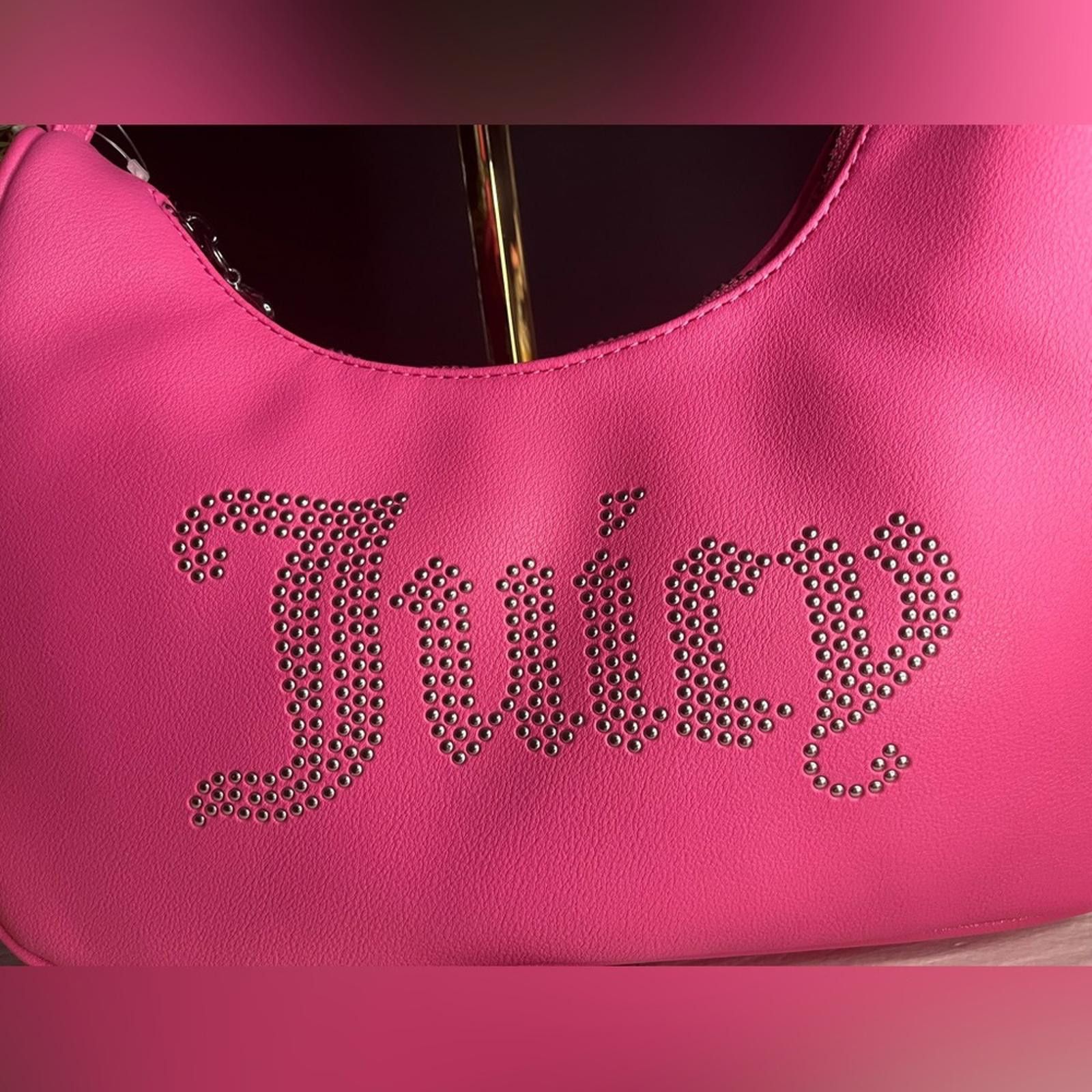 Juicy Couture Jeans Juicy Couture Obsession Crossbody Pink W/ Studded Logo Size ONE SIZE - 5 Thumbnail