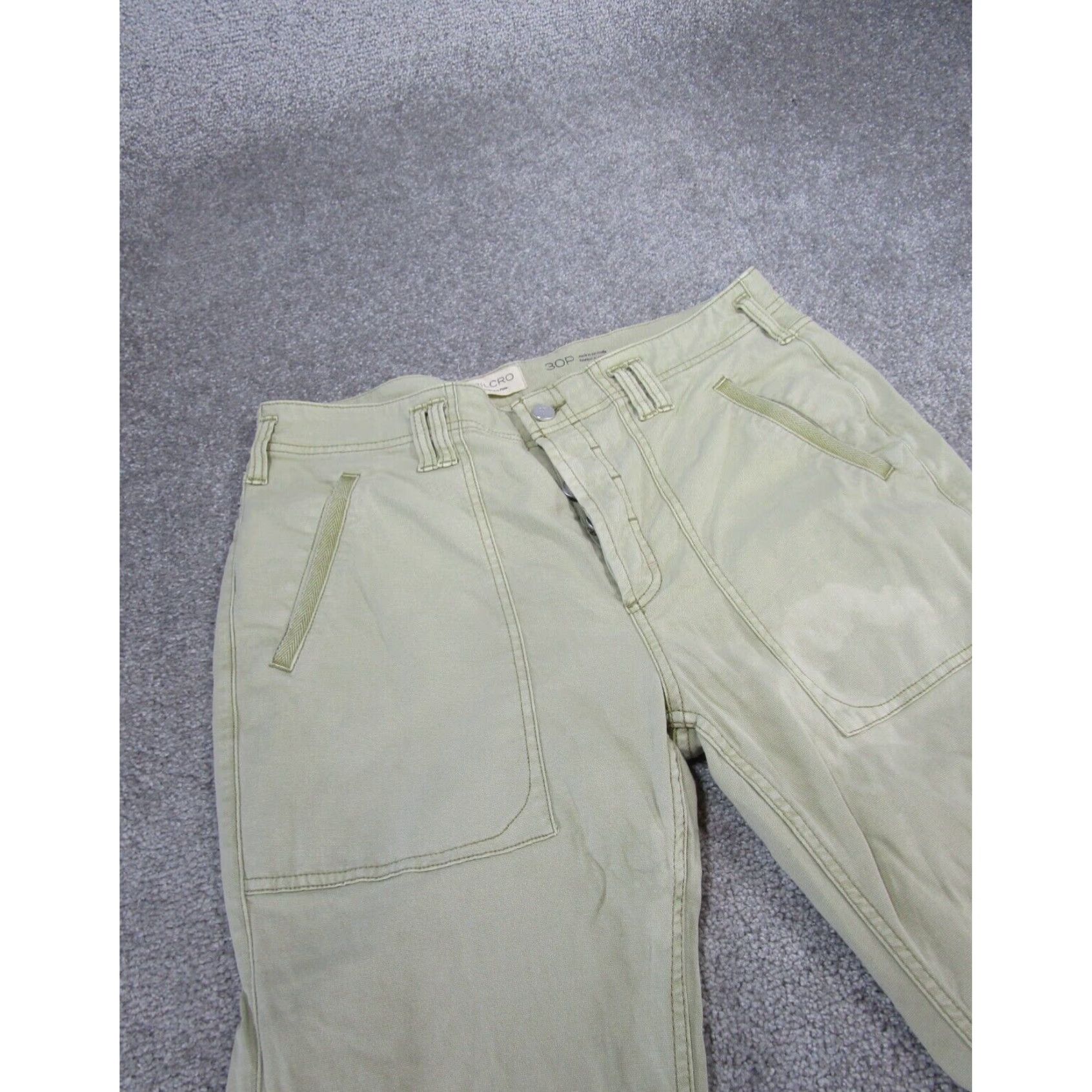 Anthropologie Pilcro Anthropologie Womens Petite Khaki Button Fly Pants 30 Extra Large XL Size 30" / US 8 / IT 44 - 5 Thumbnail