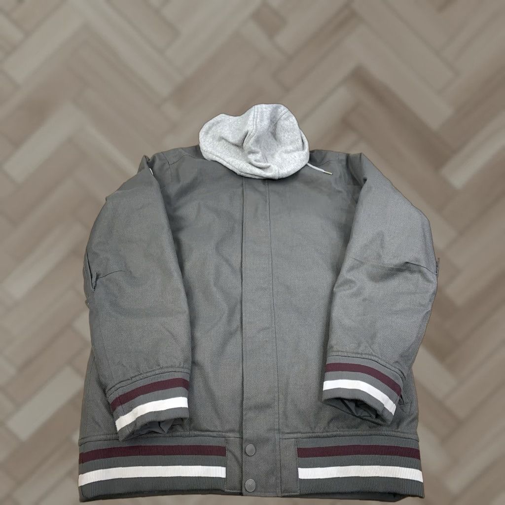 Nike Nike SB Snowboarding Jacket Mens L Gray Full Zip Hooded Lined #9964 Size US L / EU 52-54 / 3 - 1 Thumbnail