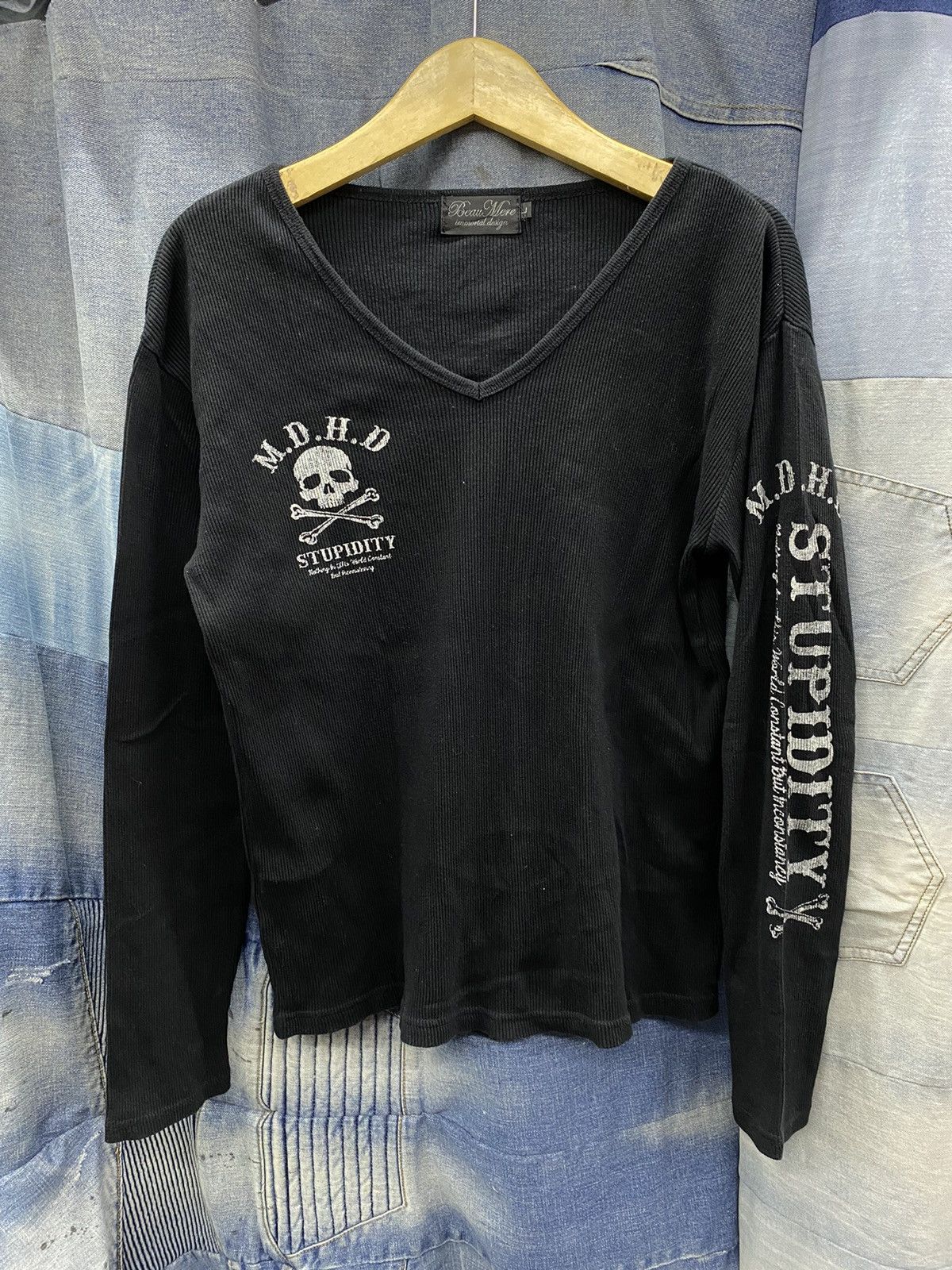 Beauty Beast × If Six Was Nine × Japanese Brand beaumere MDHD longsleeve skull japanese brand Size US L / EU 52-54 / 3 - 2 Thumbnail
