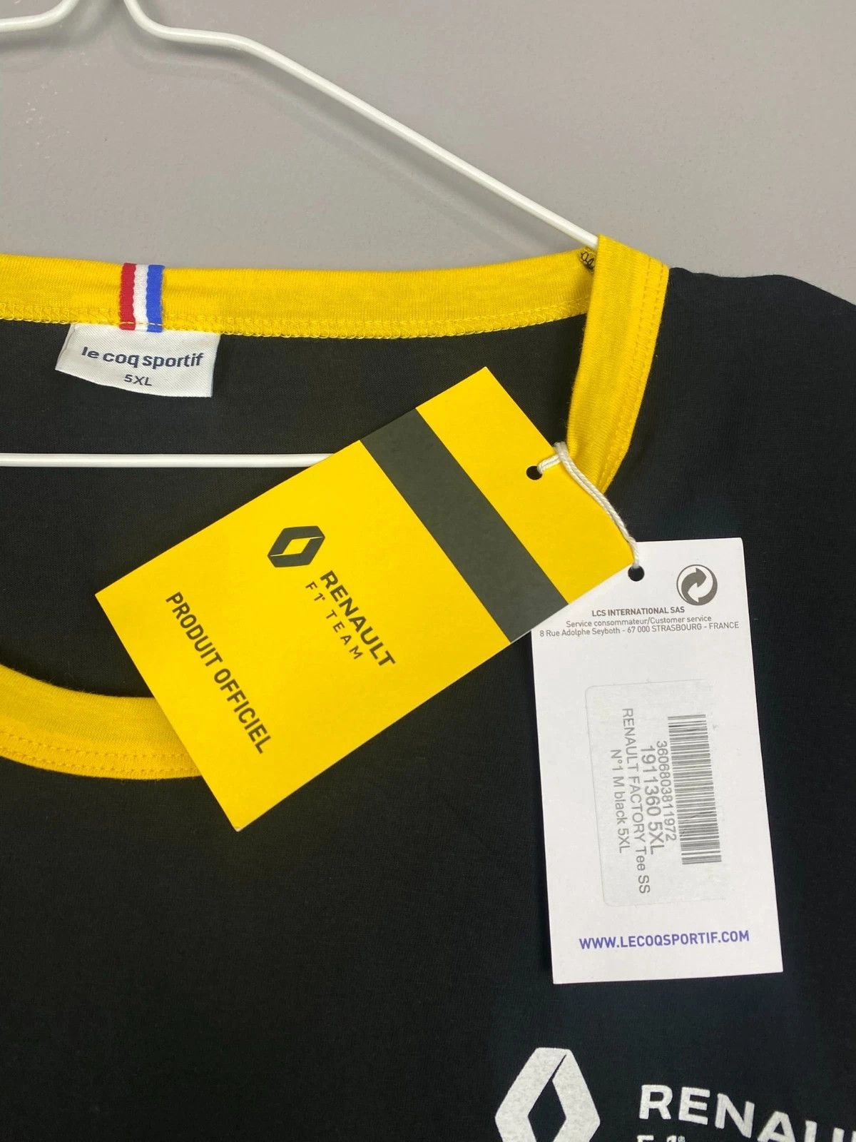 Le Coq Sportif Renault Formula 1 Le Coq Sportif F1 Team Racing T-Shirt Size US XXL / EU 58 / 5 - 3 Thumbnail