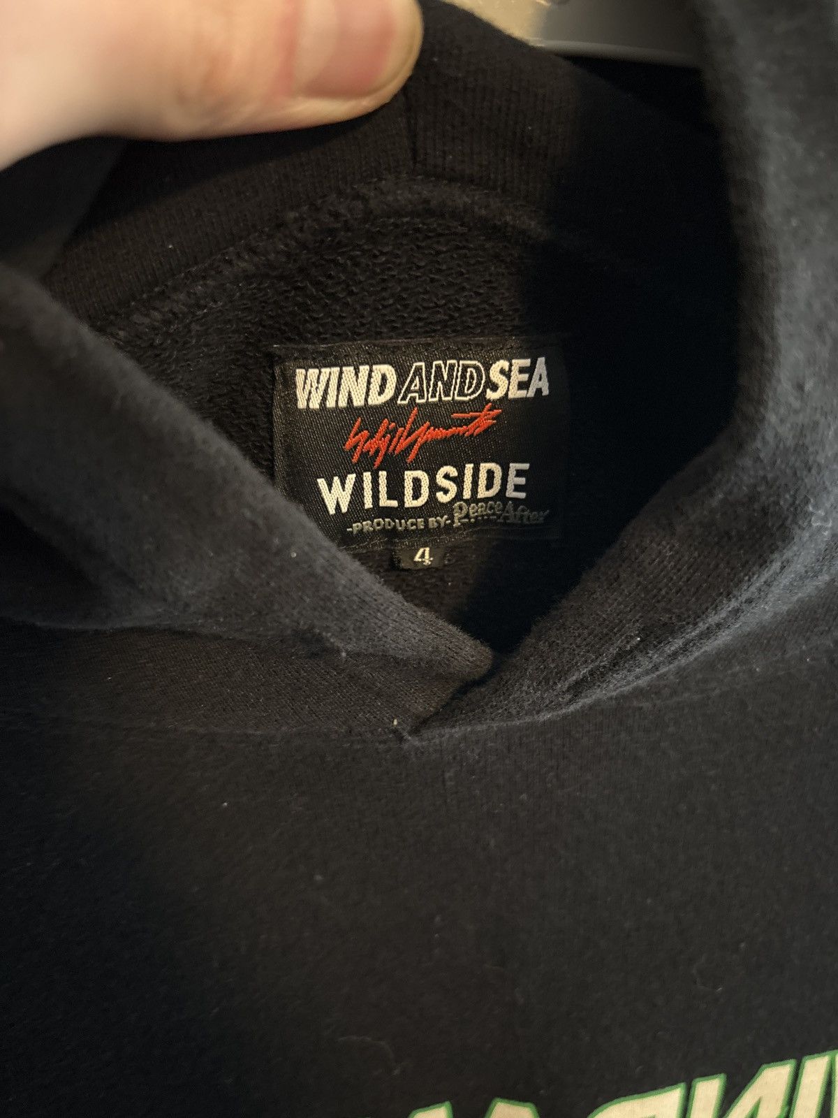Yohji Yamamoto Yohji Yamamoto WINDANDSEA WILDSIDE Hoodie Size US L / EU 52-54 / 3 - 3 Thumbnail