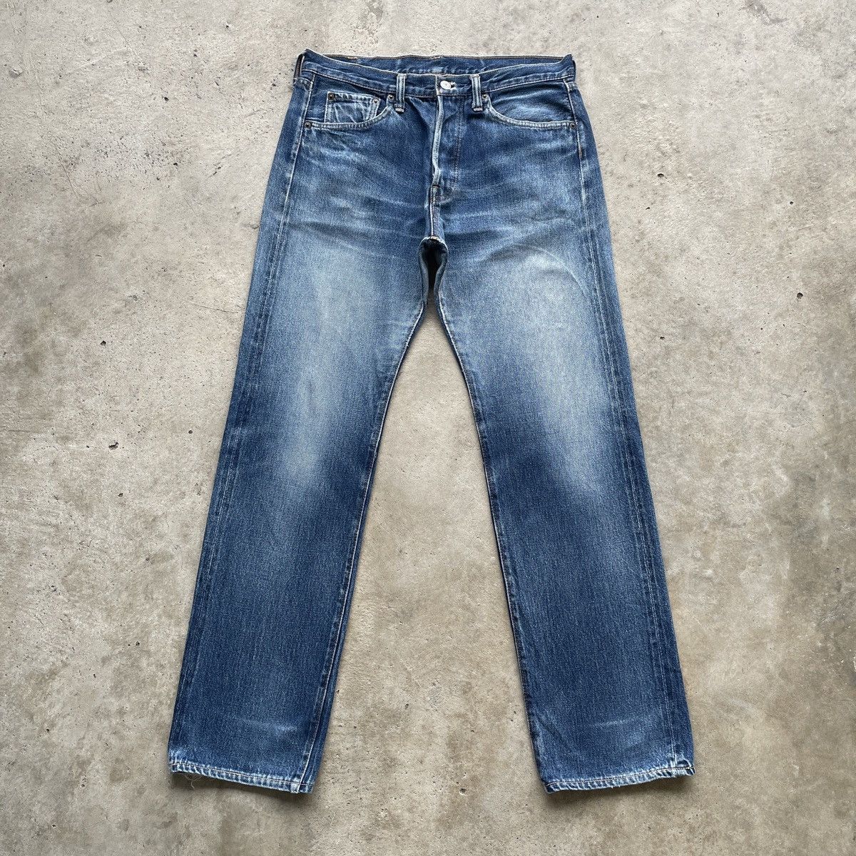 Denime W32💥 Vintage Denime Japan Faded Selvedge Jeans Pants Denim Size US 32 / EU 48 - 1 Thumbnail