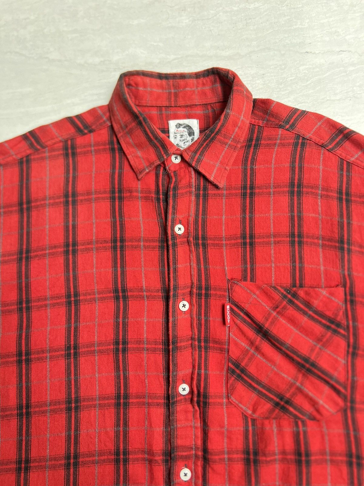 The Real McCoy's McCOY By GILL Technical Apparel Plaid Shirt Size US L / EU 52-54 / 3 - 8 Thumbnail