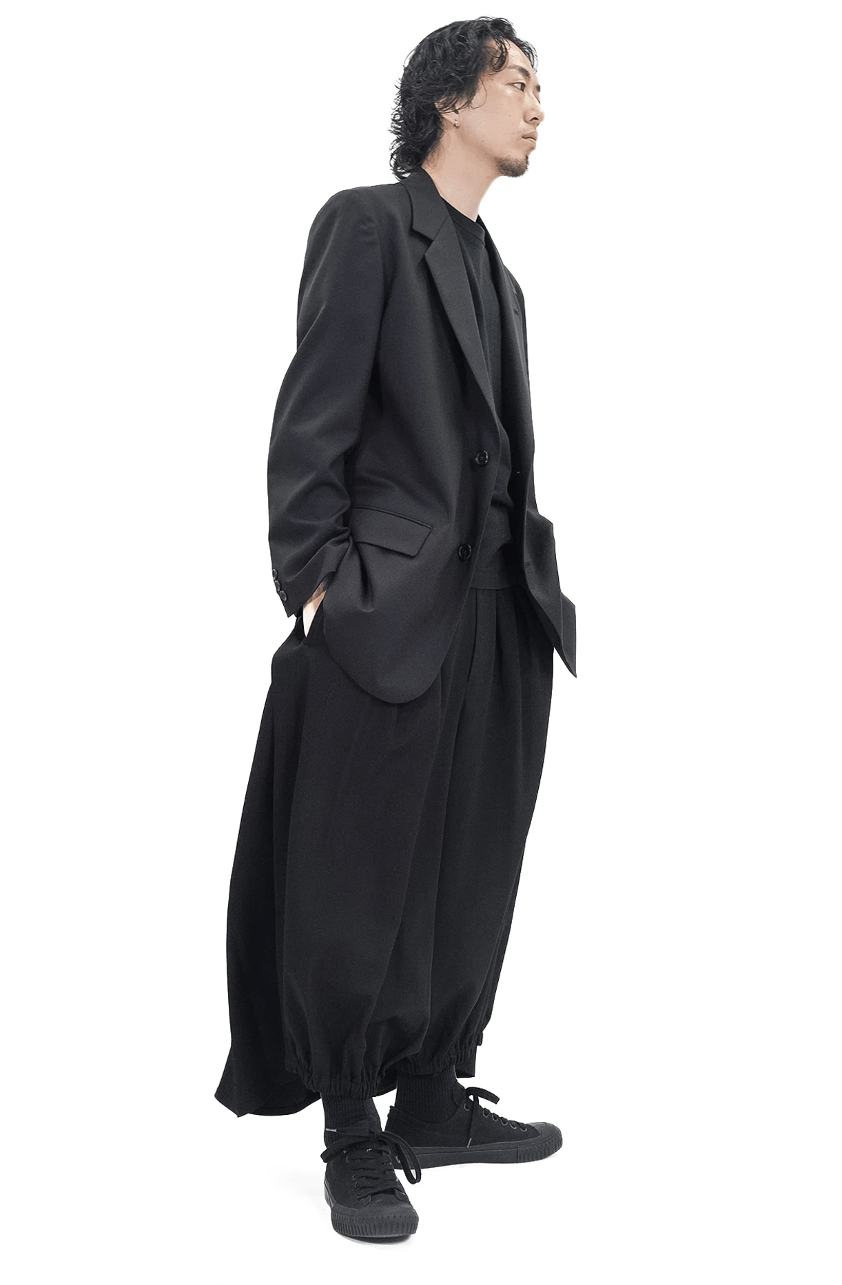 Yohji Yamamoto Yohji Yamamoto Pour Homme SS18 - Rayon Crow Pants Size US 30 / EU 46 - 12 Thumbnail