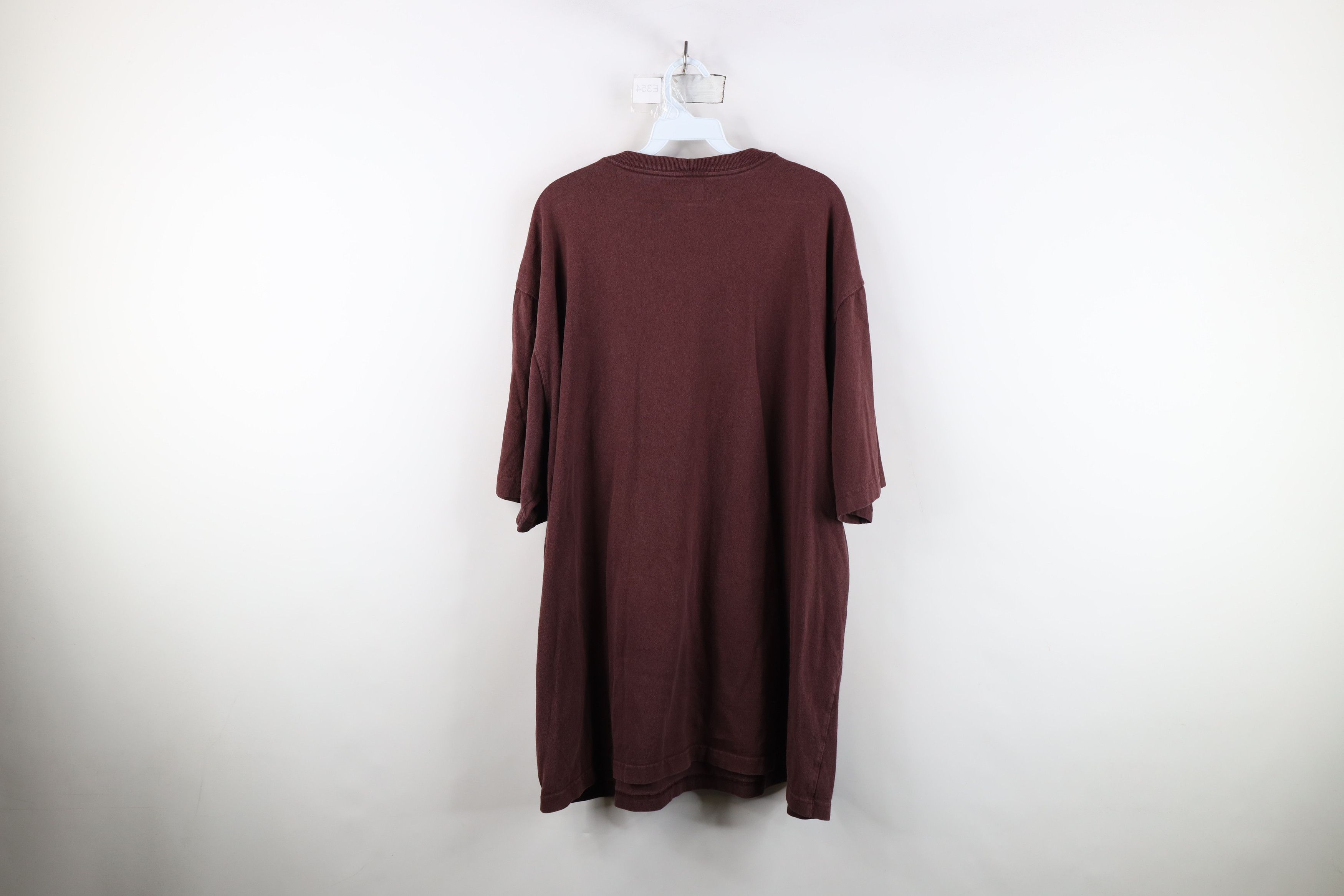 Carhartt Vintage Carhartt Spell Out Baggy Heavyweight T-Shirt Red Size US XXL / EU 58 / 5 - 13 Thumbnail
