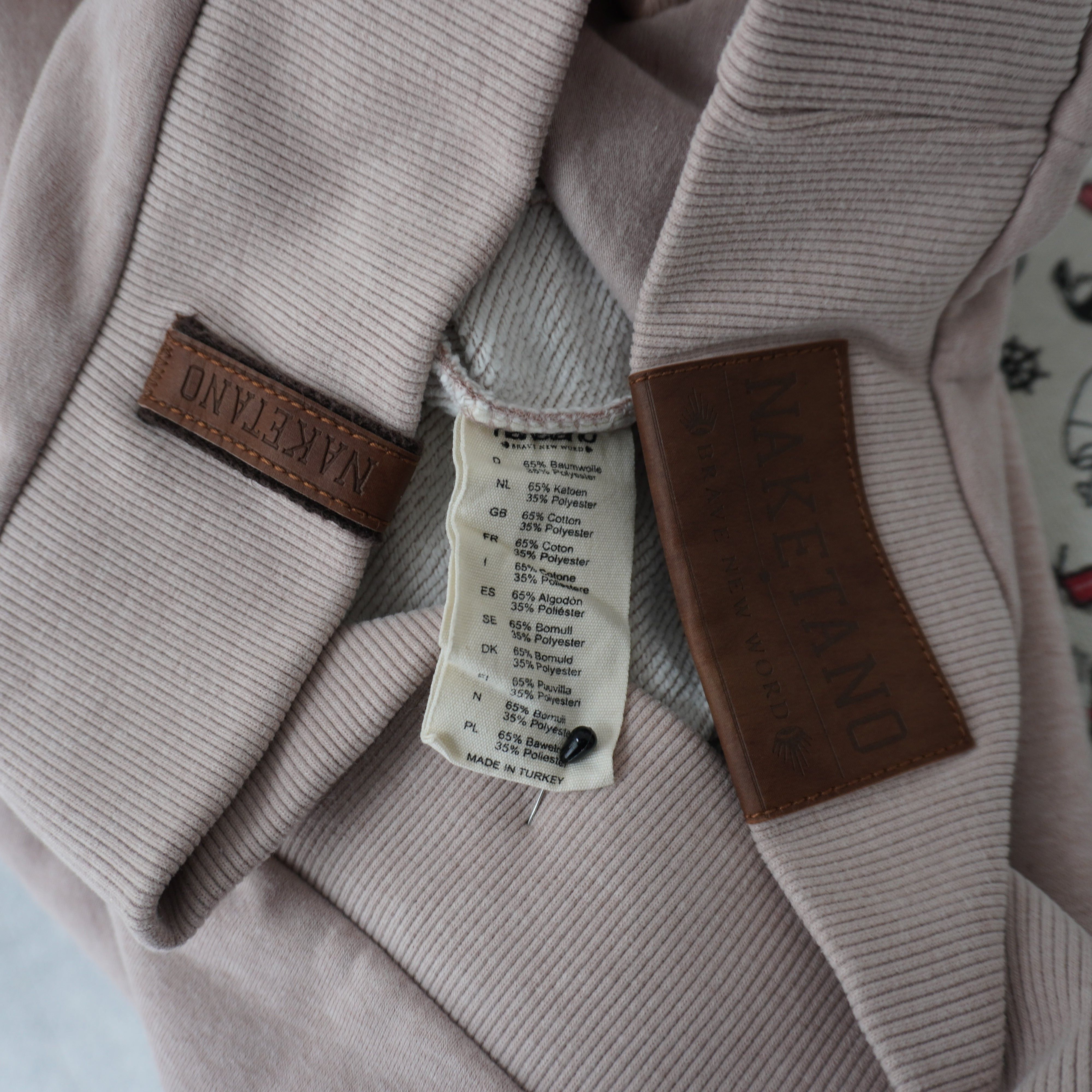Naketano Pre-loved Women's Naketano Pink Hoodie Size L / US 10 / IT 46 - 12 Thumbnail