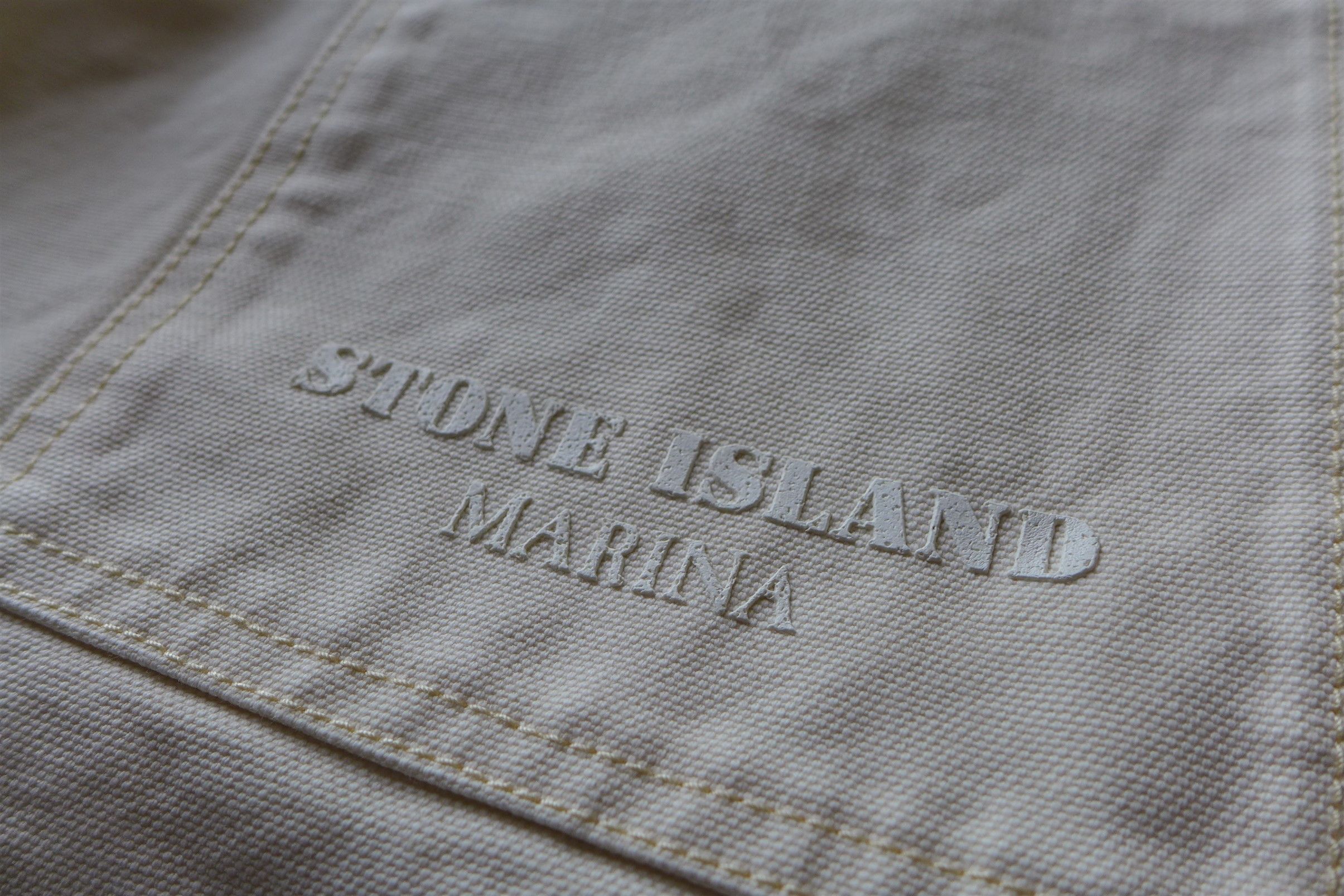 Stone Island Stone Island Marina Work Pants - Ecru Cotton Size US 30 / EU 46 - 6 Thumbnail