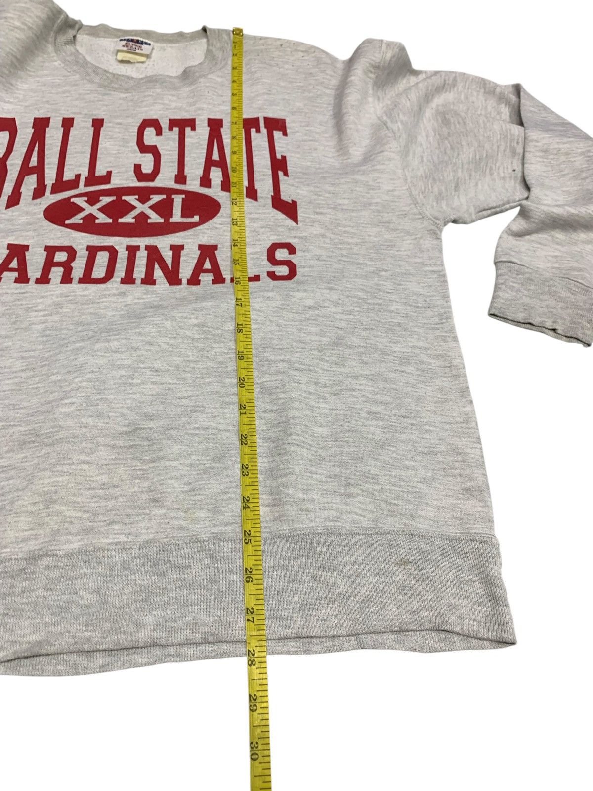 Jerzees Vintage 90's Ball State Cardinals By Jerzees Sweatshirt Size US L / EU 52-54 / 3 - 9 Thumbnail