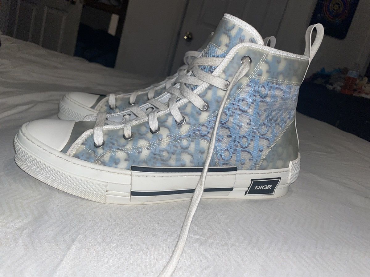 Dior Dior B23 High Dior Oblique Pixel - Dark Blue Size US 11 / EU 44 - 2 Thumbnail