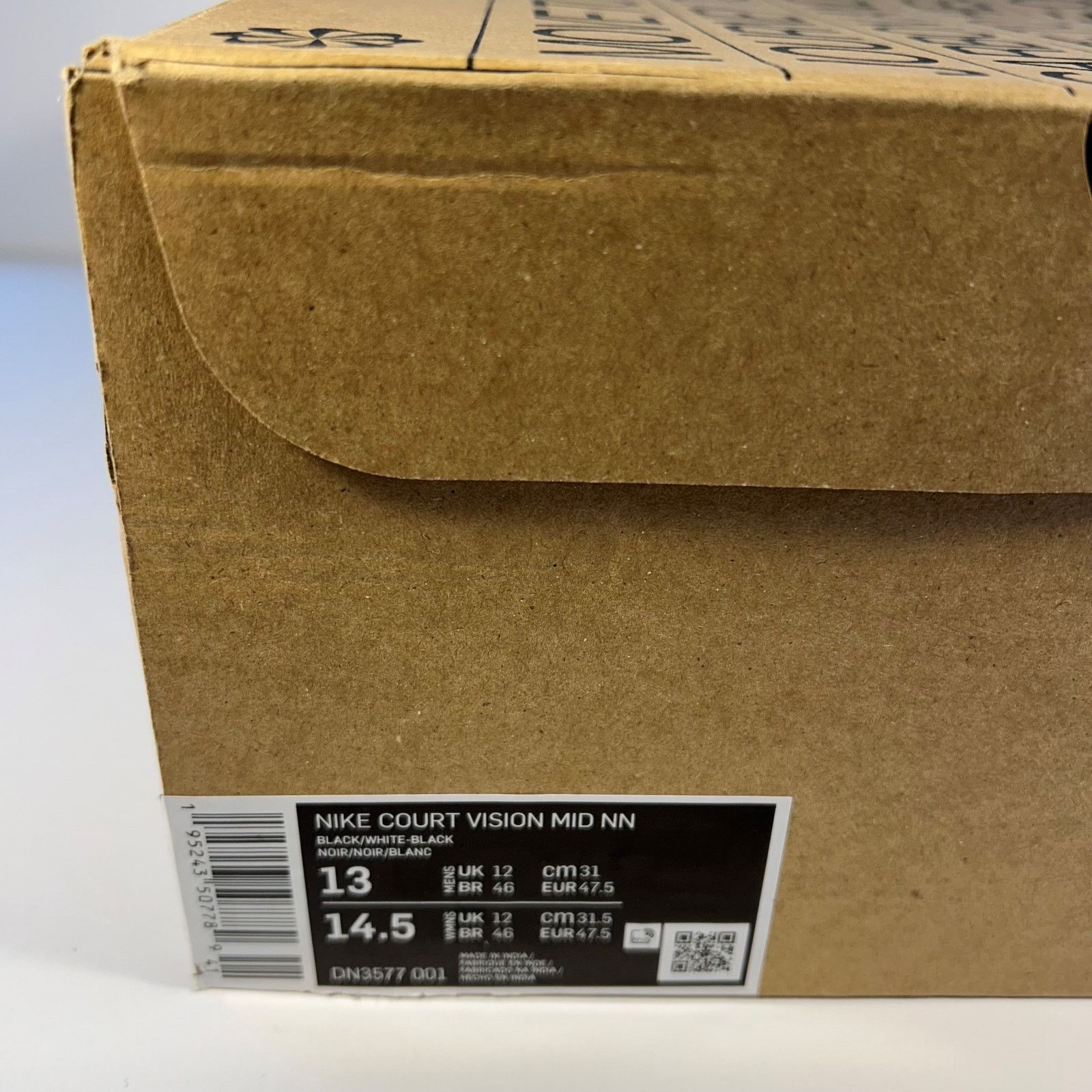Nike Nike Court Vision Mid Next Nature Black/White Size 13 Size US 13 / EU 46 - 8 Thumbnail