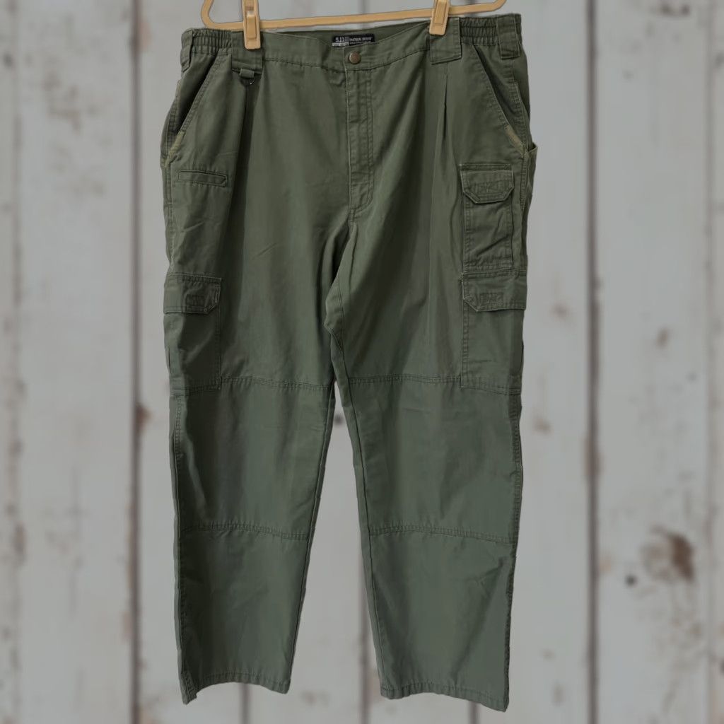 Vintage 511 Tactical Tactile Pants Mens 42x32 Green Ripstop Cargo Combat Work Size US 42 / EU 58 - 1 Thumbnail