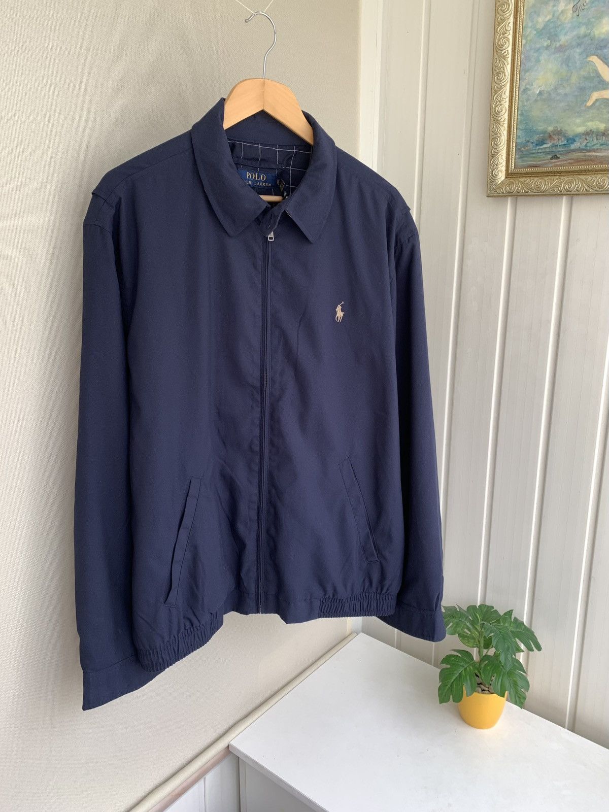 Polo Ralph Lauren × Ralph Lauren Polo Ralph Lauren Navy Zip Jacket Mens Size XL Size US XL / EU 56 / 4 - 1 Thumbnail
