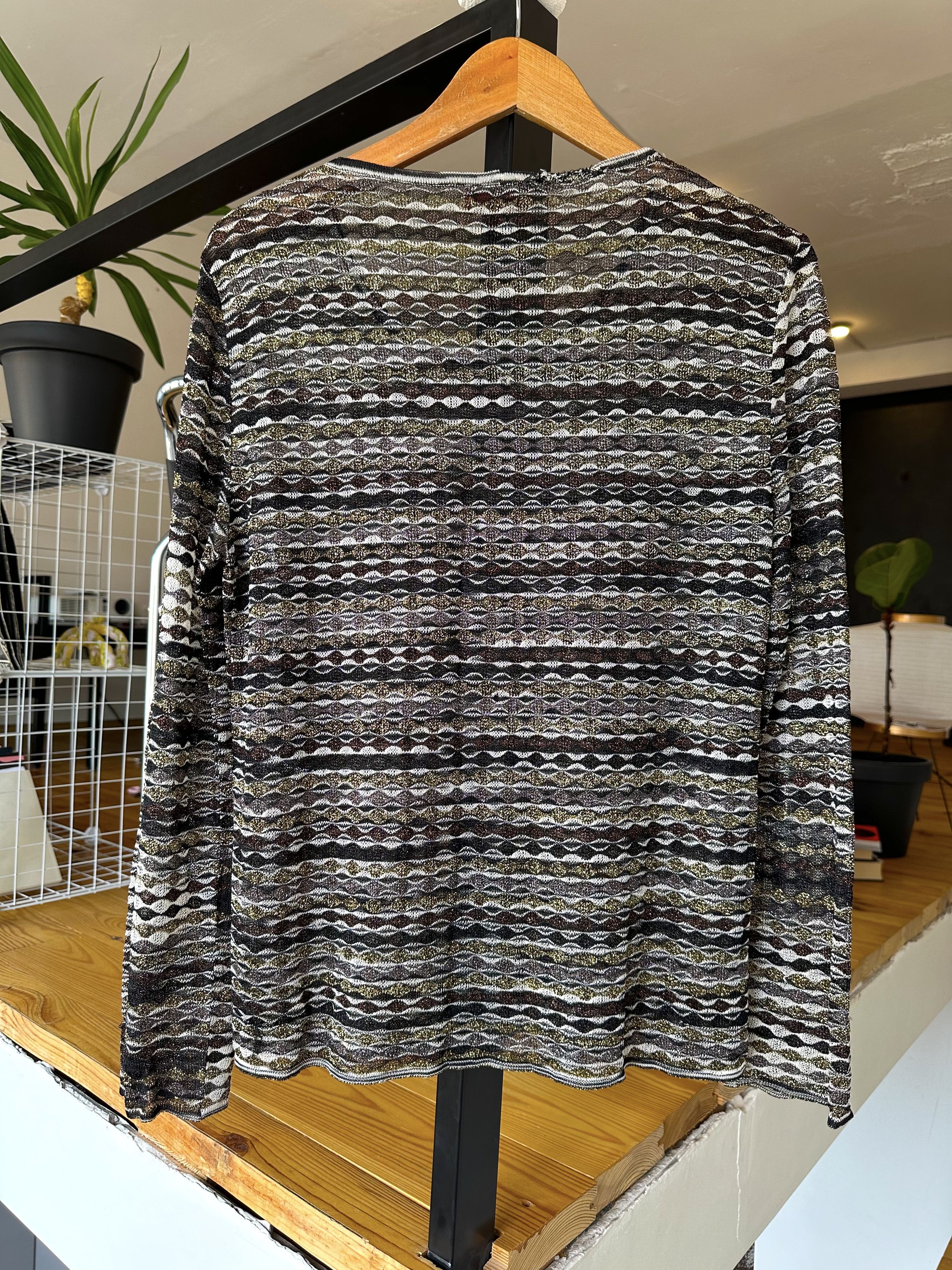 Missoni Missoni Lightweight Knitted Long Sleeve Top Women's 46 Size L / US 10 / IT 46 - 2 Thumbnail