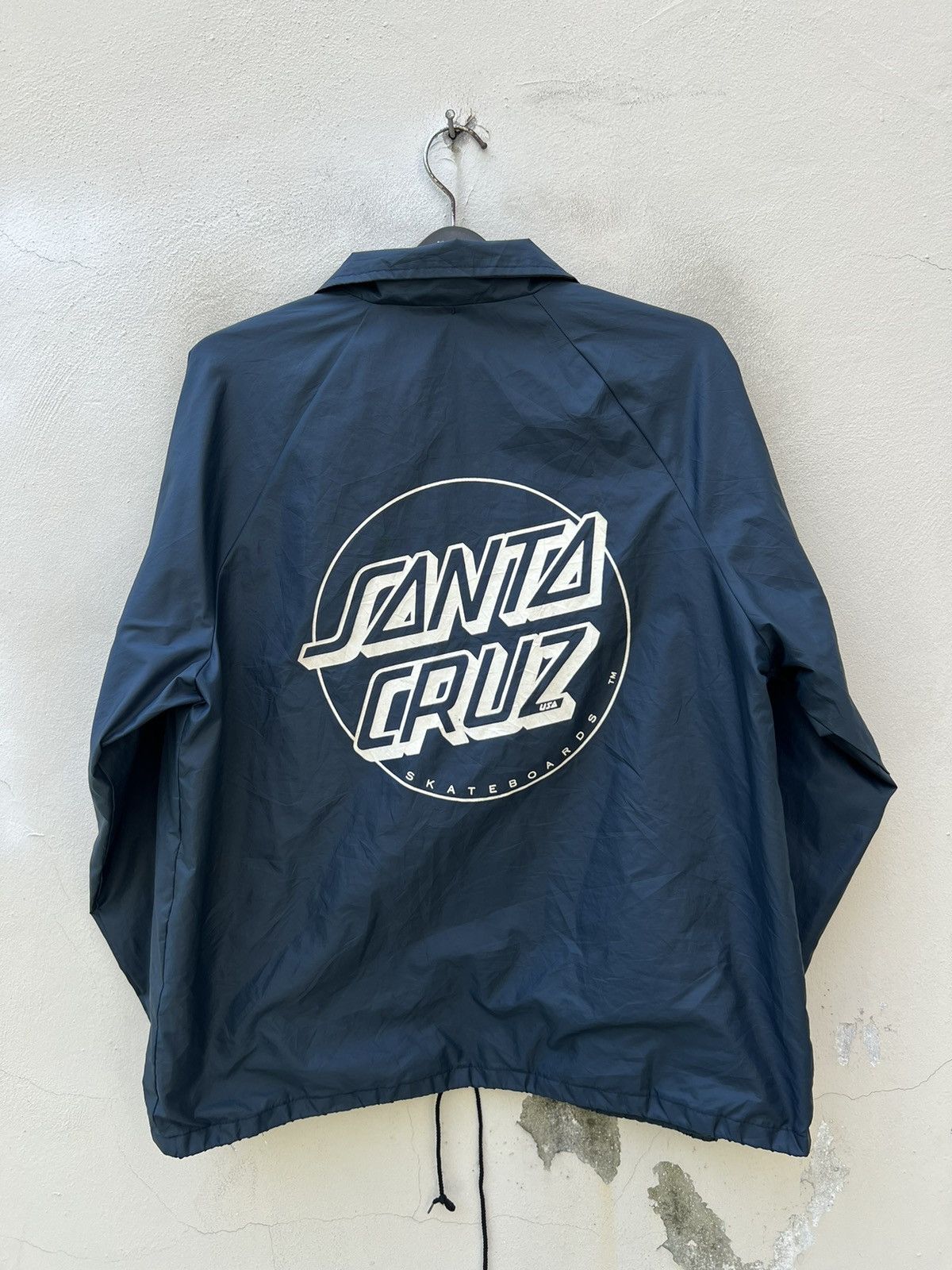 Santa Cruz Skateboards Vintage 80s 90s Santa Cruz Skateboards Coach Button Jacket Size US L / EU 52-54 / 3 - 1 Thumbnail