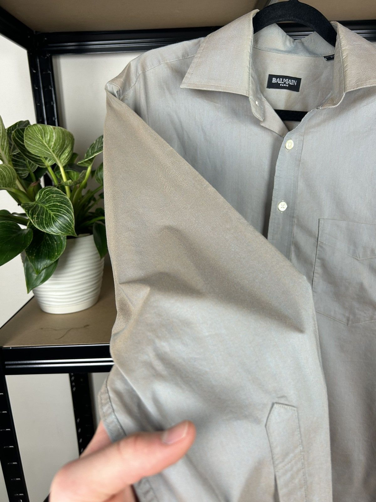 Balmain × Vintage Vintage Balmain shirt Size US L / EU 52-54 / 3 - 2 Thumbnail